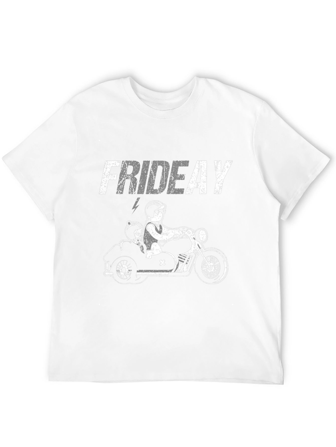 Black Friday Motorcycle Ride T-Shirt - Black view 12