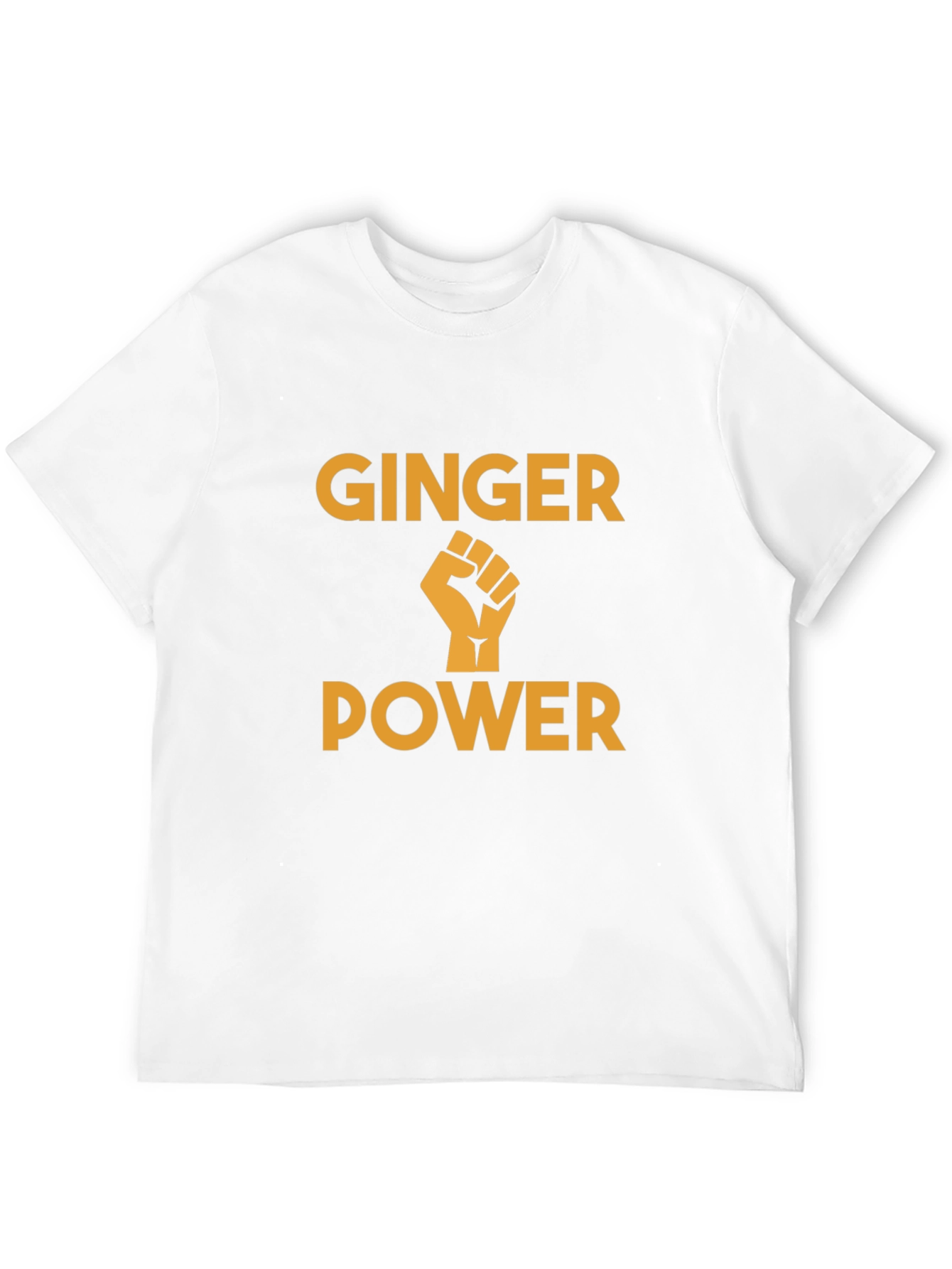 Black Ginger Power T-Shirt - Black Graphic Tee view 12