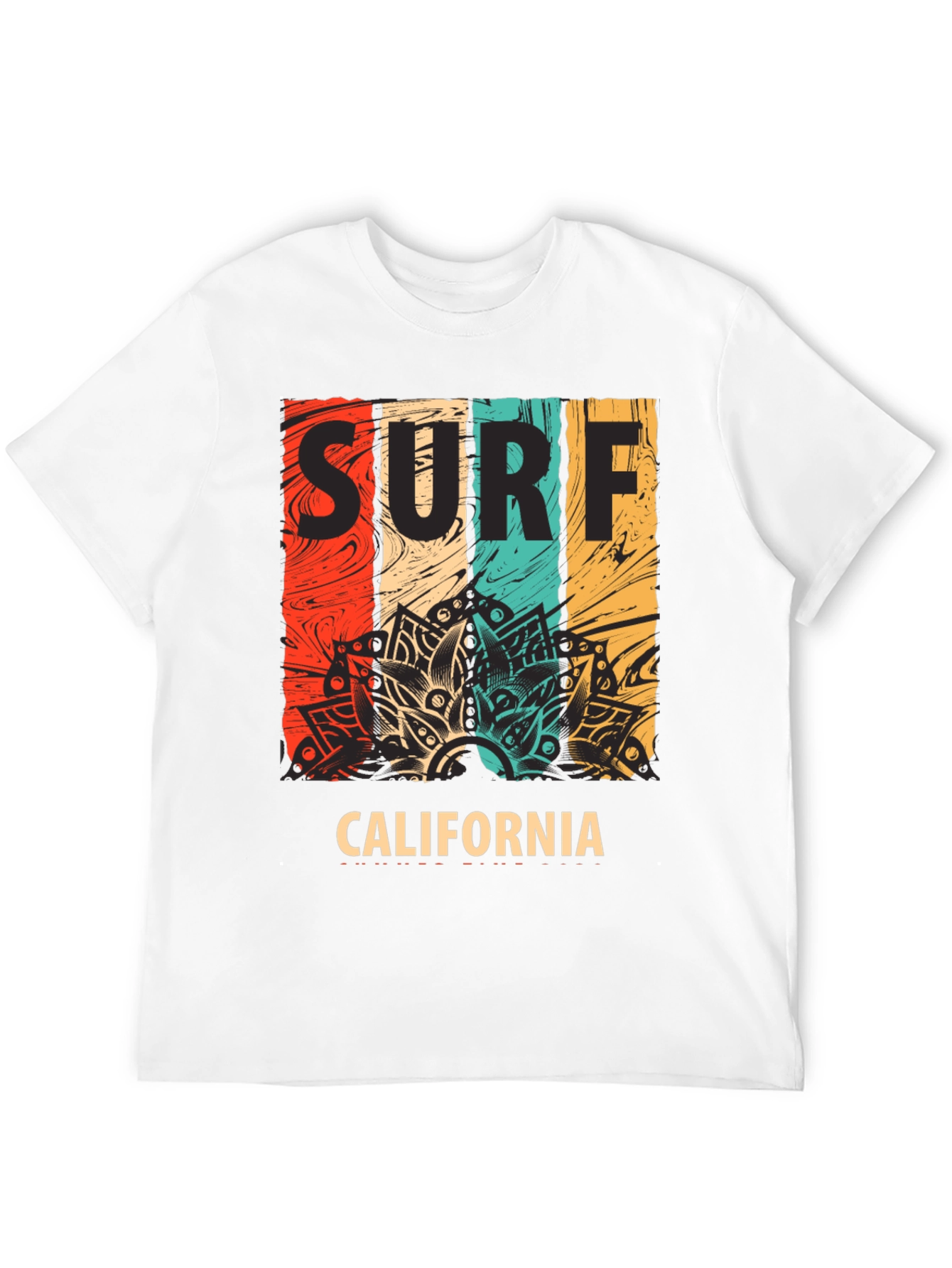 Black Surf California Graphic Tee view 12