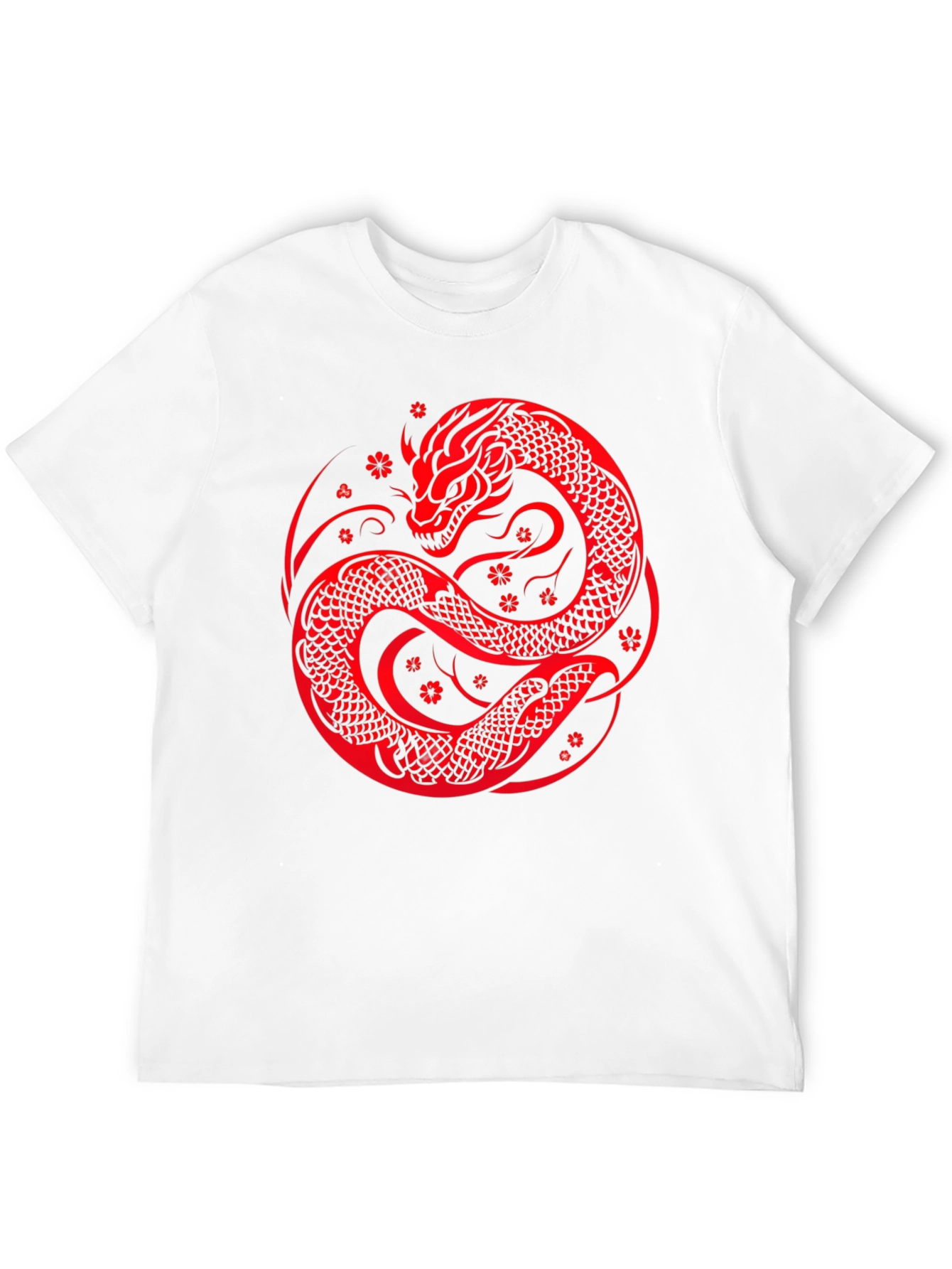 Black Dragon Circle Graphic Tee view 12