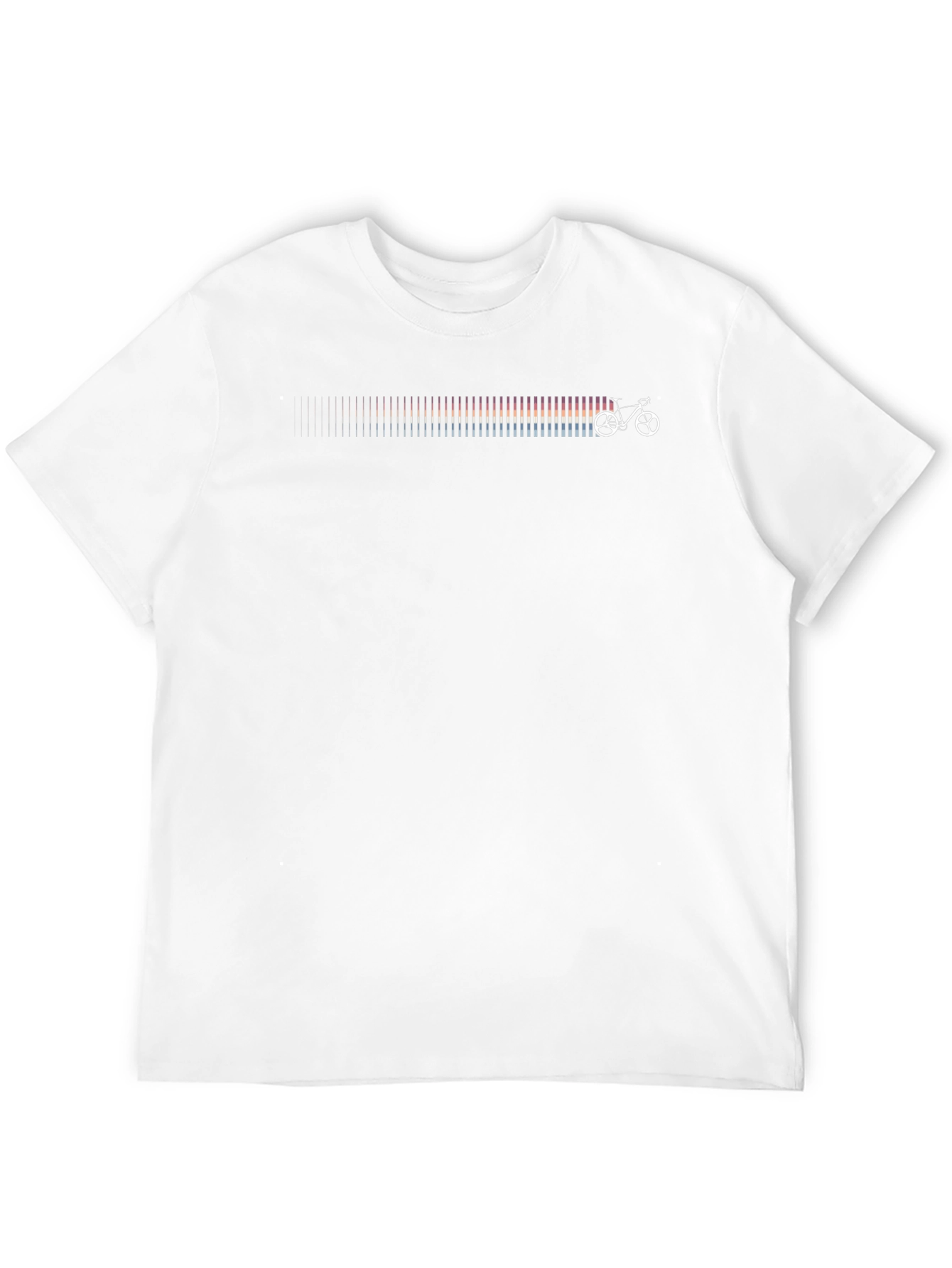 Black Colorful Bike Graphic T-Shirt view 12