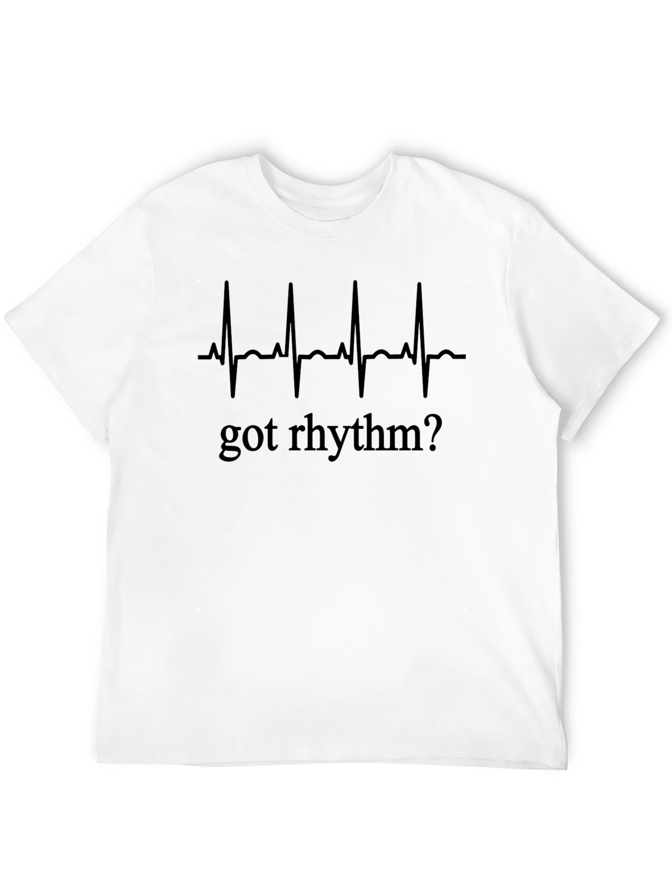 Black Got Rhythm? Graphic Tee - Mens Black T-Shirt view 12