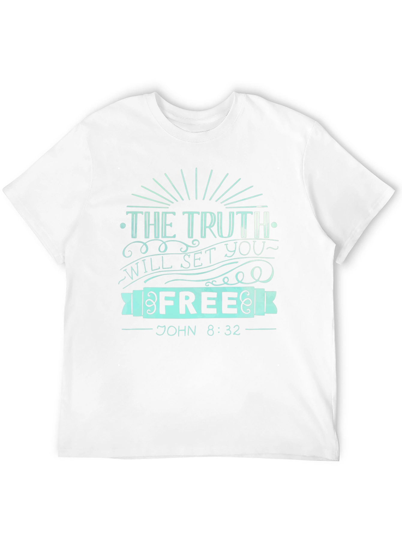 Black The Truth Will Set You Free Graphic Tee view 12