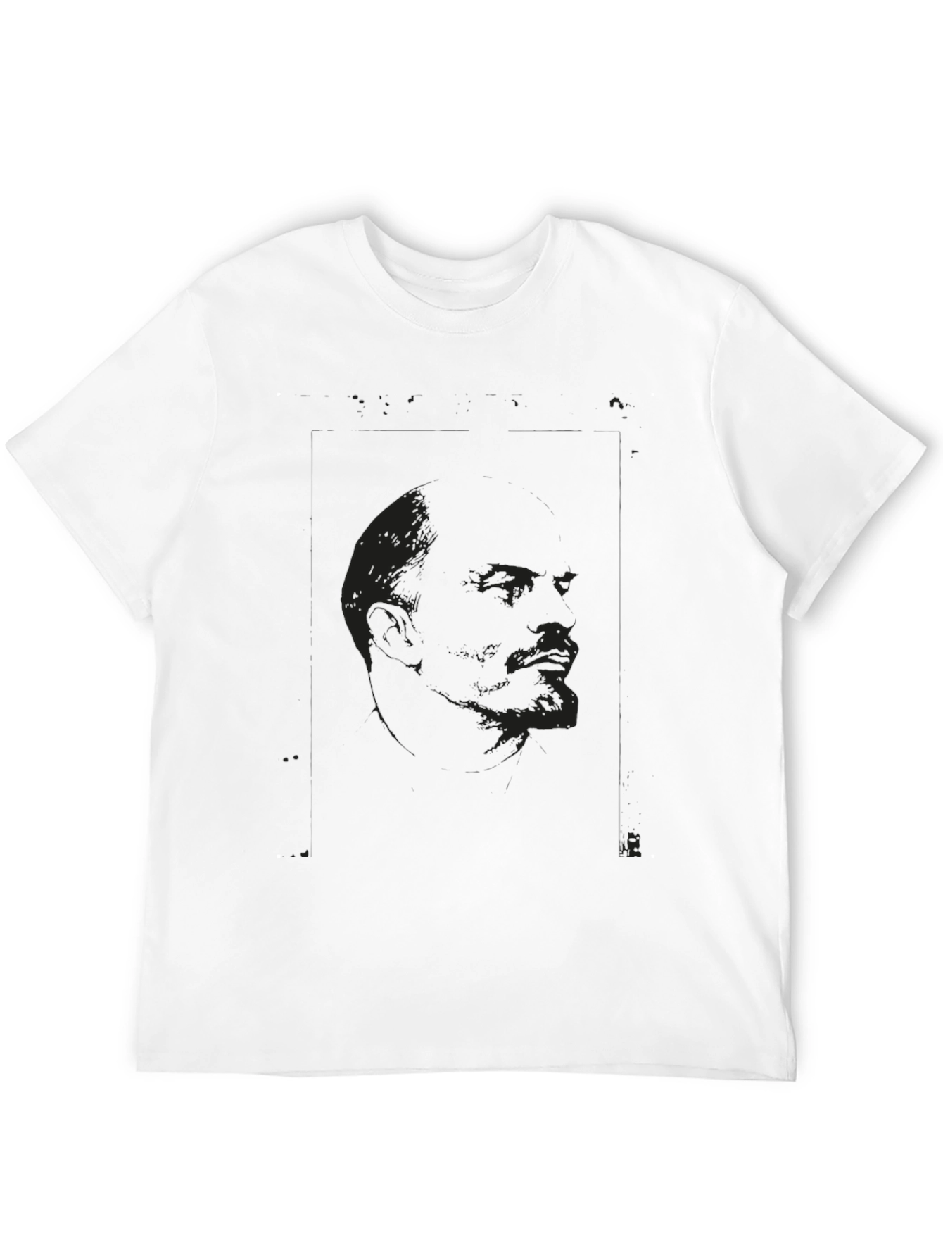 Black Men's Black Graphic Print T-Shirt view 12