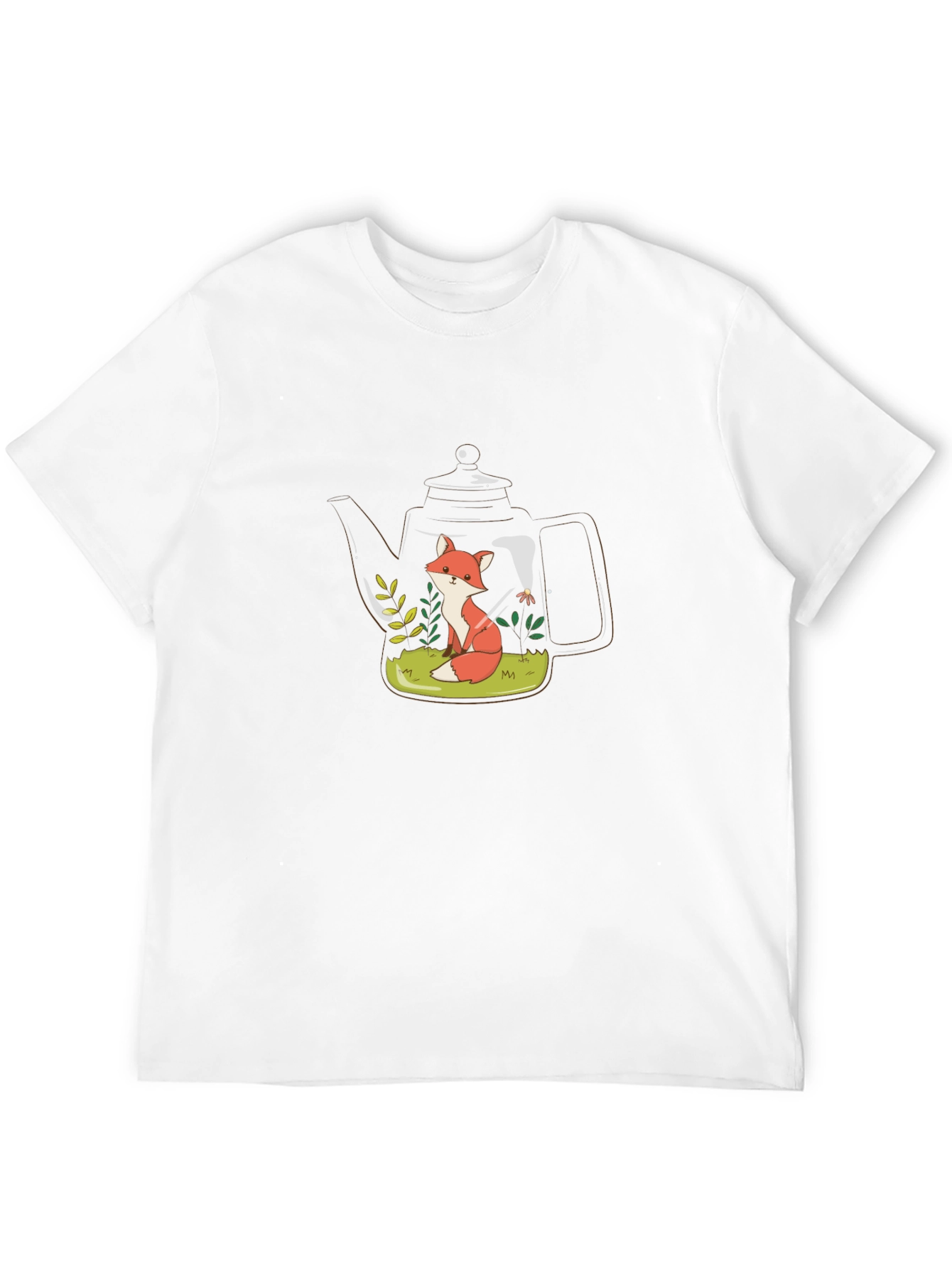 Black Fox Teapot Graphic Tee view 12