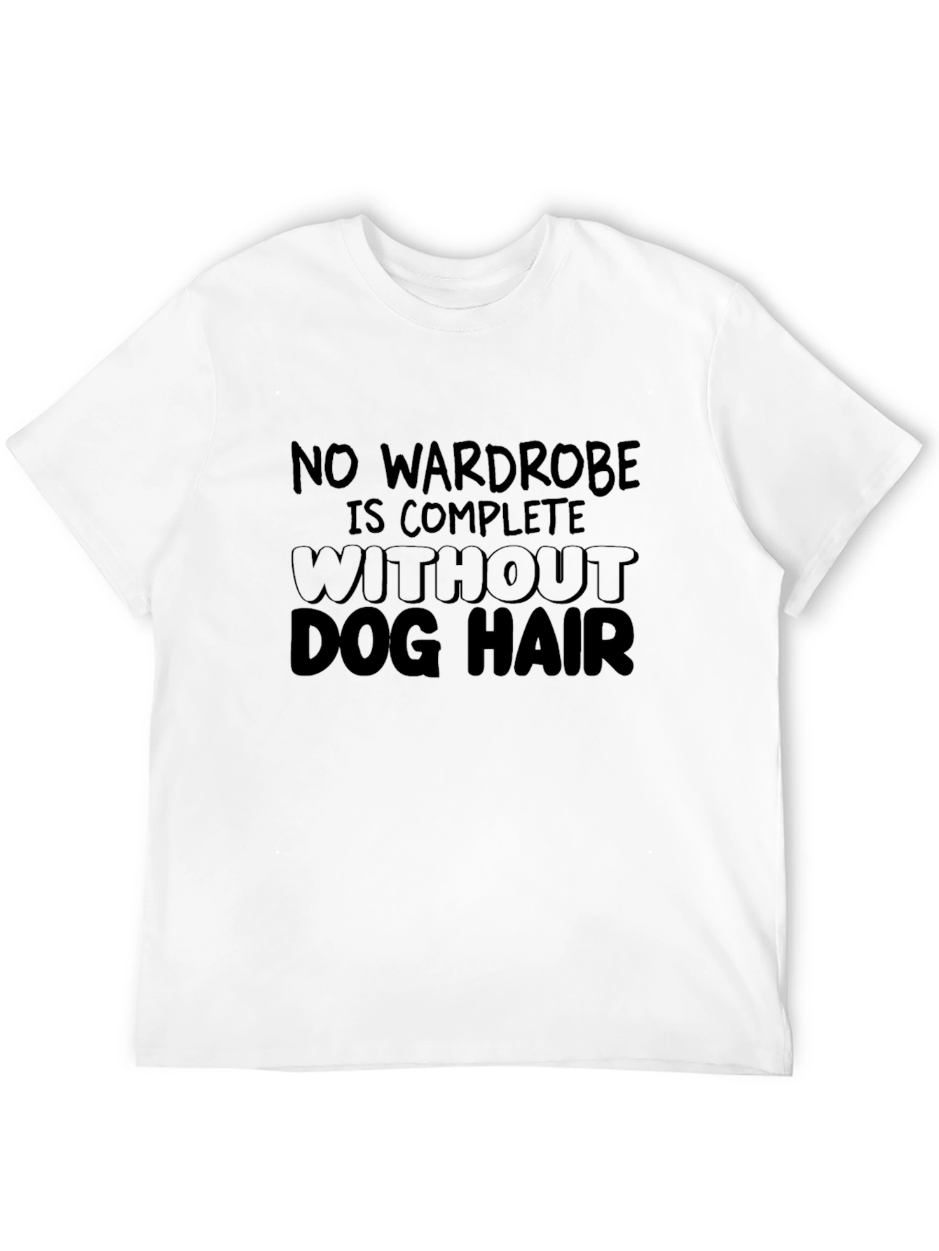 Black Dog Hair T-Shirt: No Wardrobe Is Complete view 12
