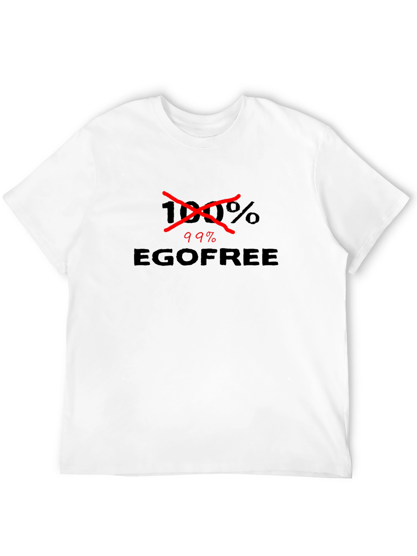 Black Ego Free Humor T-Shirt view 12