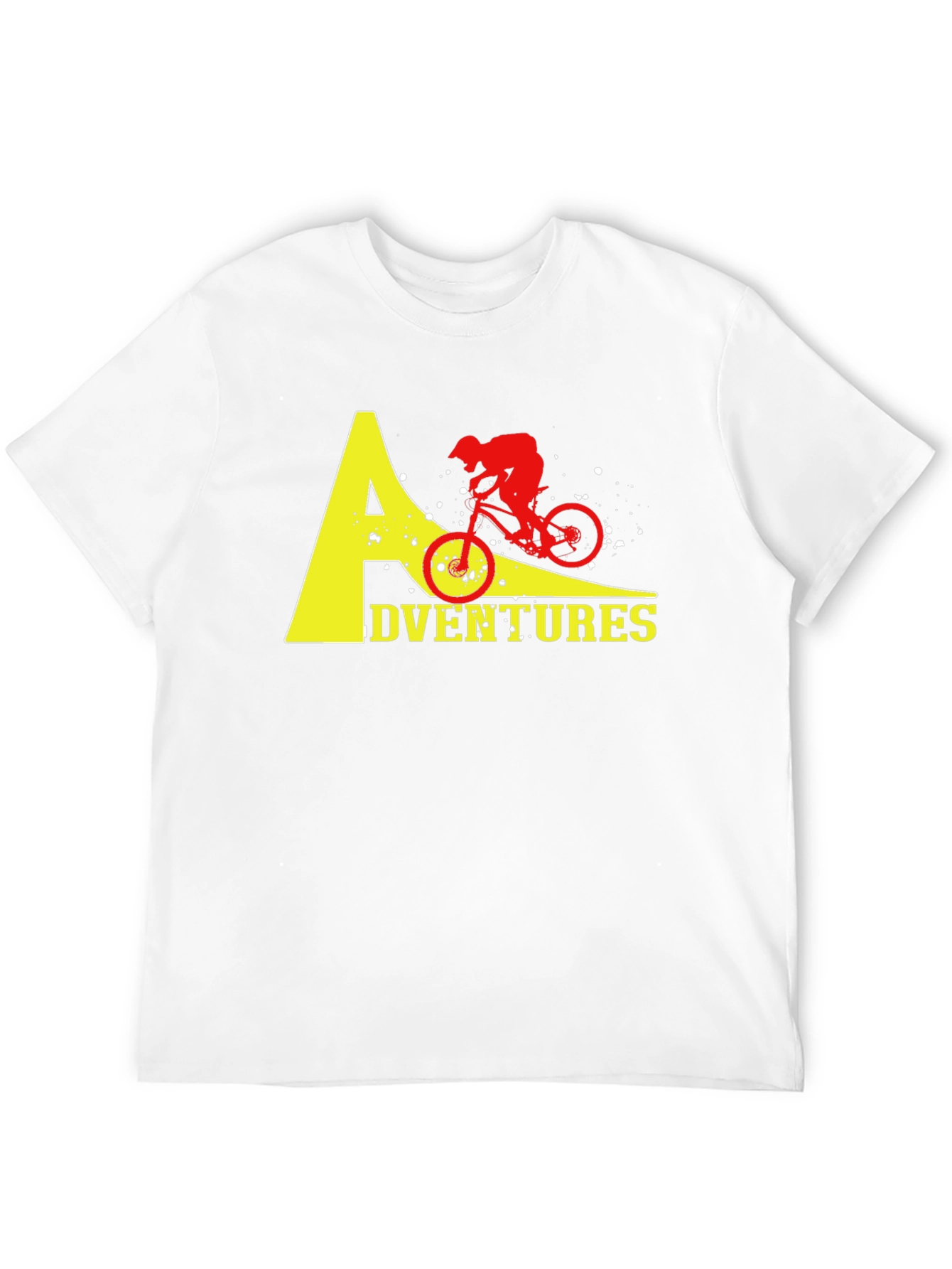 Black Adventure Biker T-Shirt - Black Cotton Tee view 12