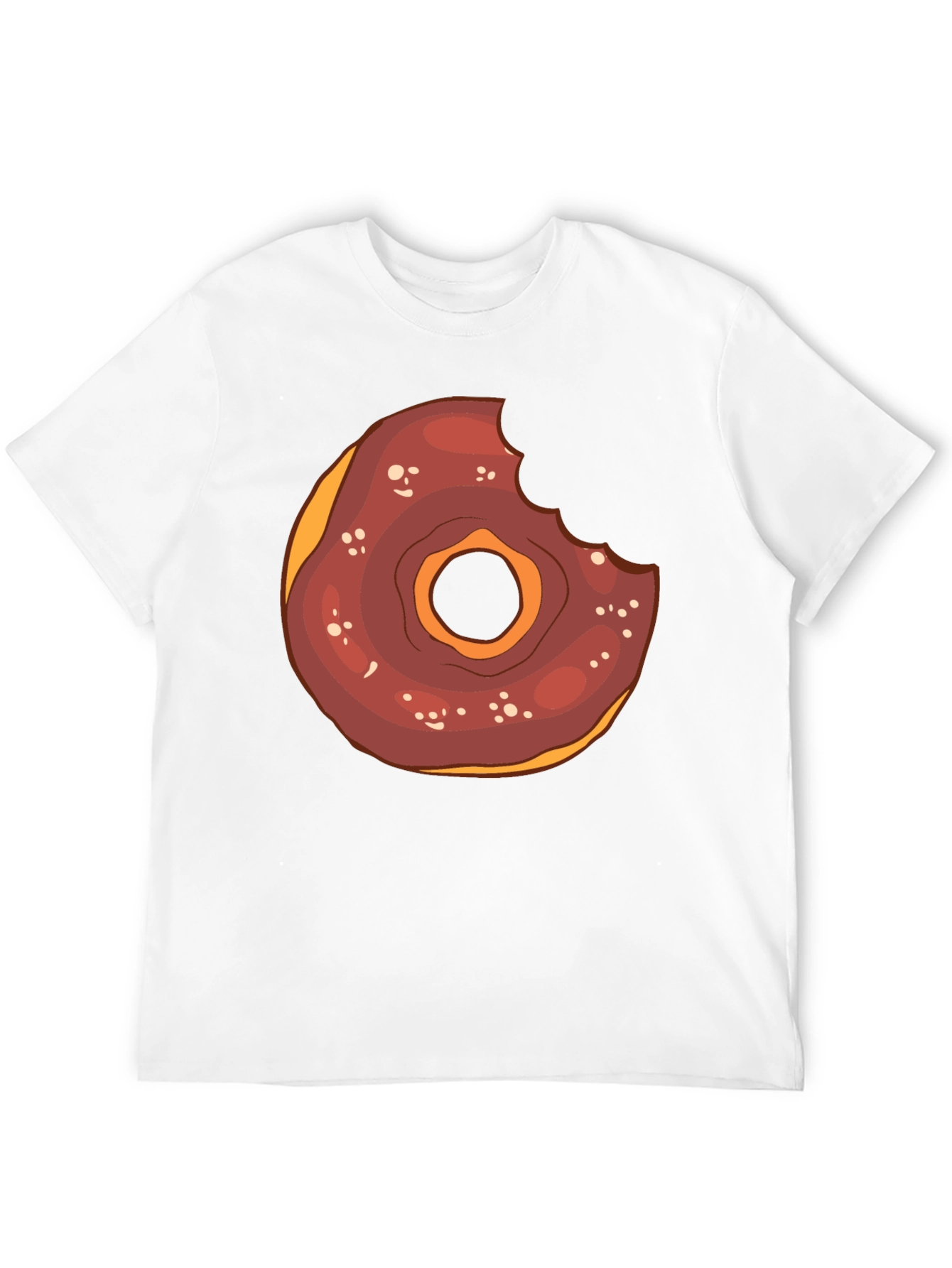 Black Donut Graphic Tee - Funny Dessert T-Shirt view 12