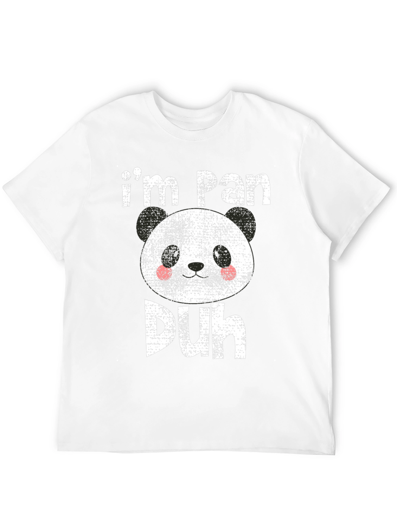 Black I'm Pan Duh T-Shirt Funny Panda Tee view 12