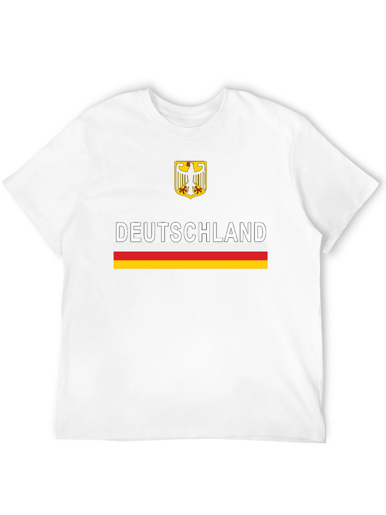 Deutschland Eagle Crest Graphic Tee - Black - 12