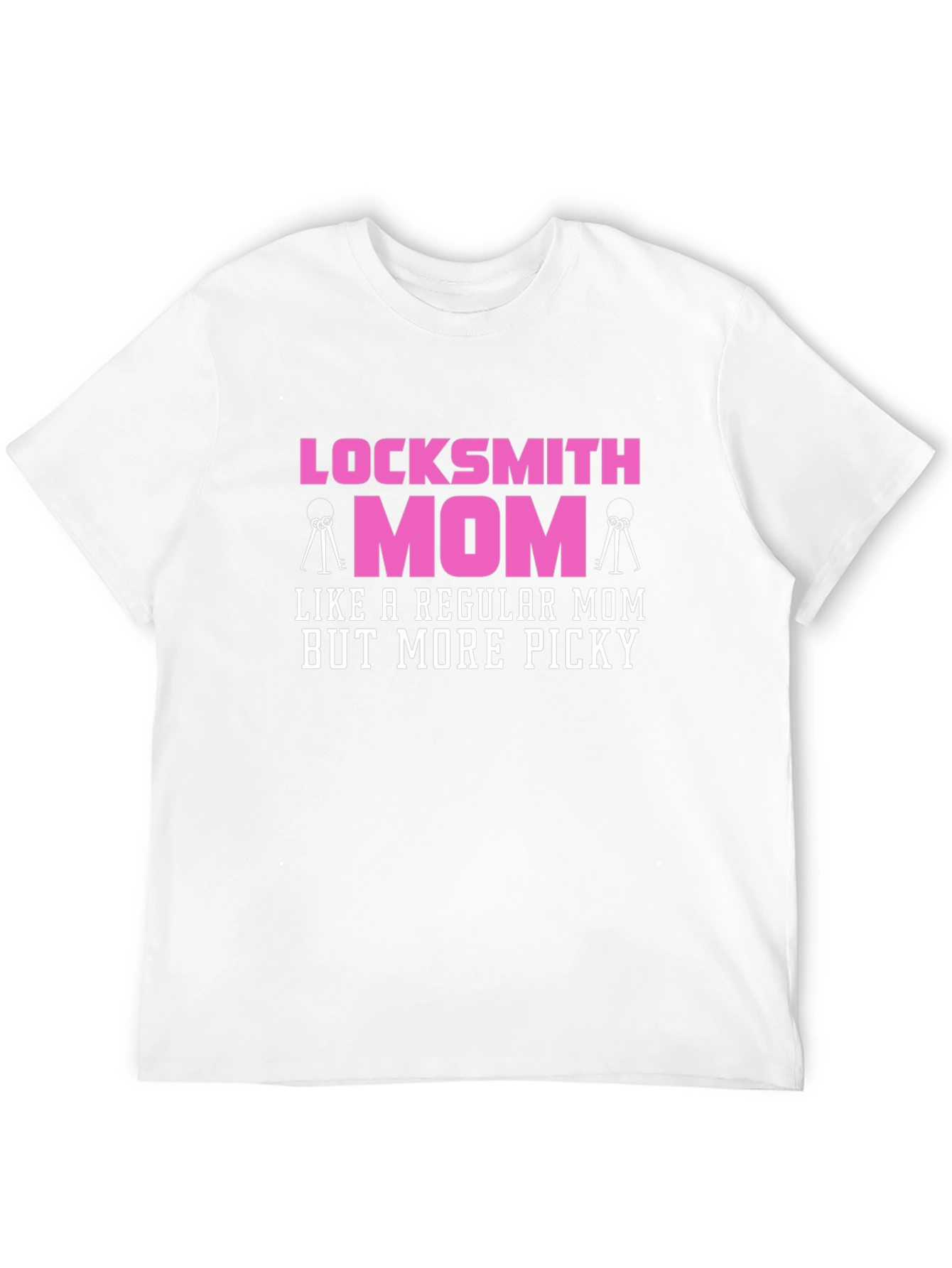 Black Locksmith Mom T-Shirt - Picky Mom Graphic Tee view 12