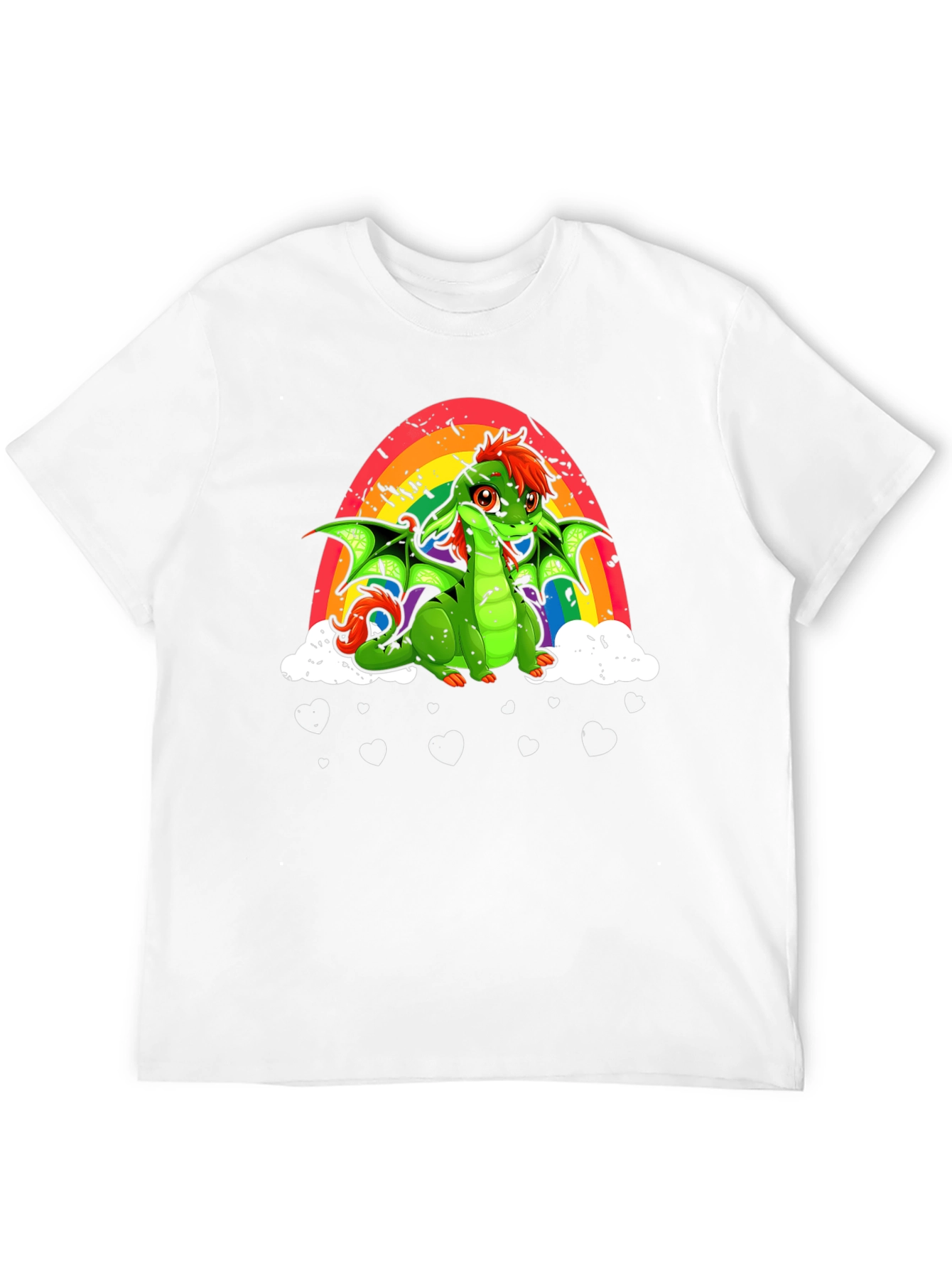 Rainbow Dragon Graphic T-Shirt - 12