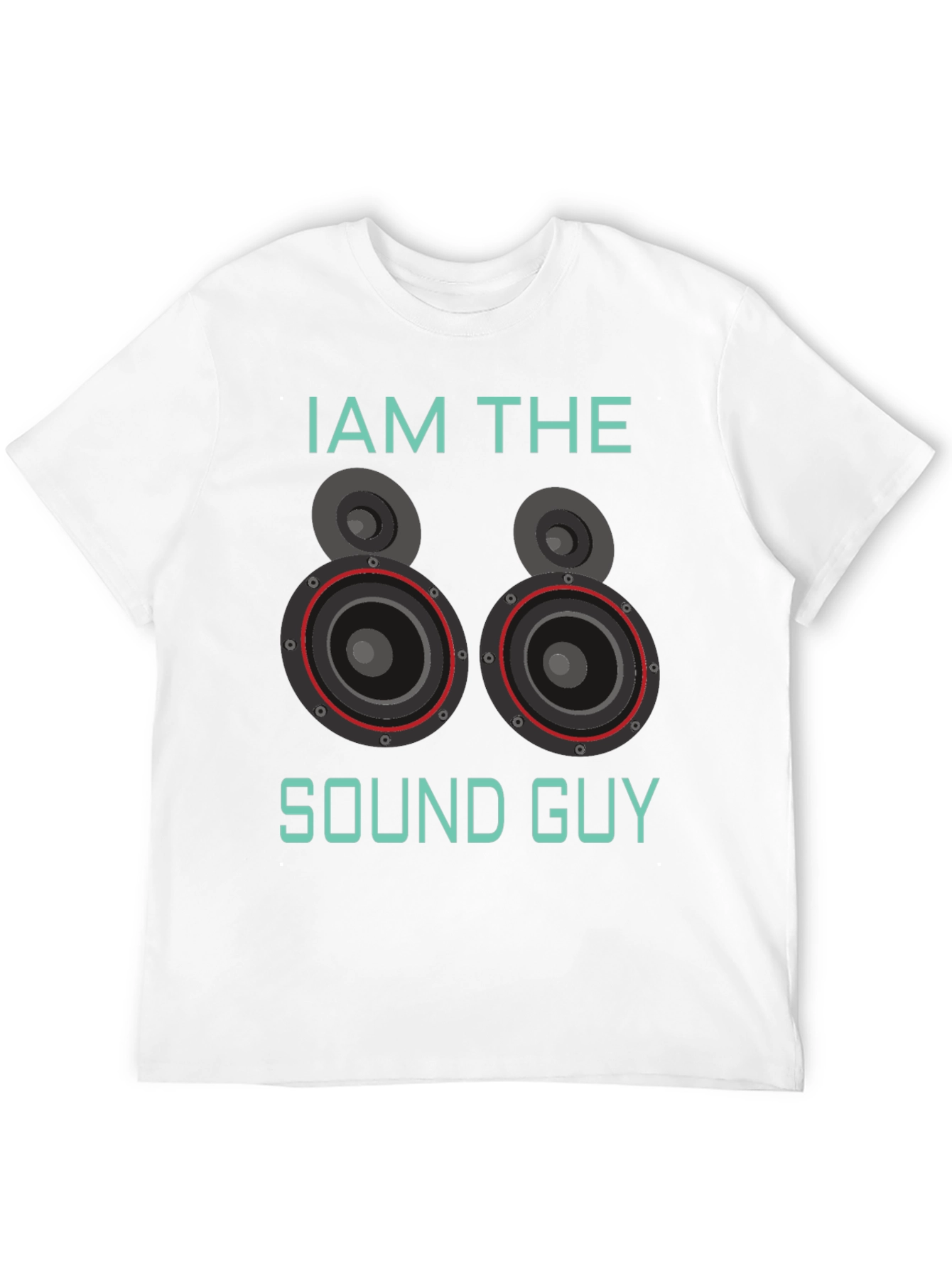 Black Sound Guy Graphic T-Shirt - Music Lover Tee view 12