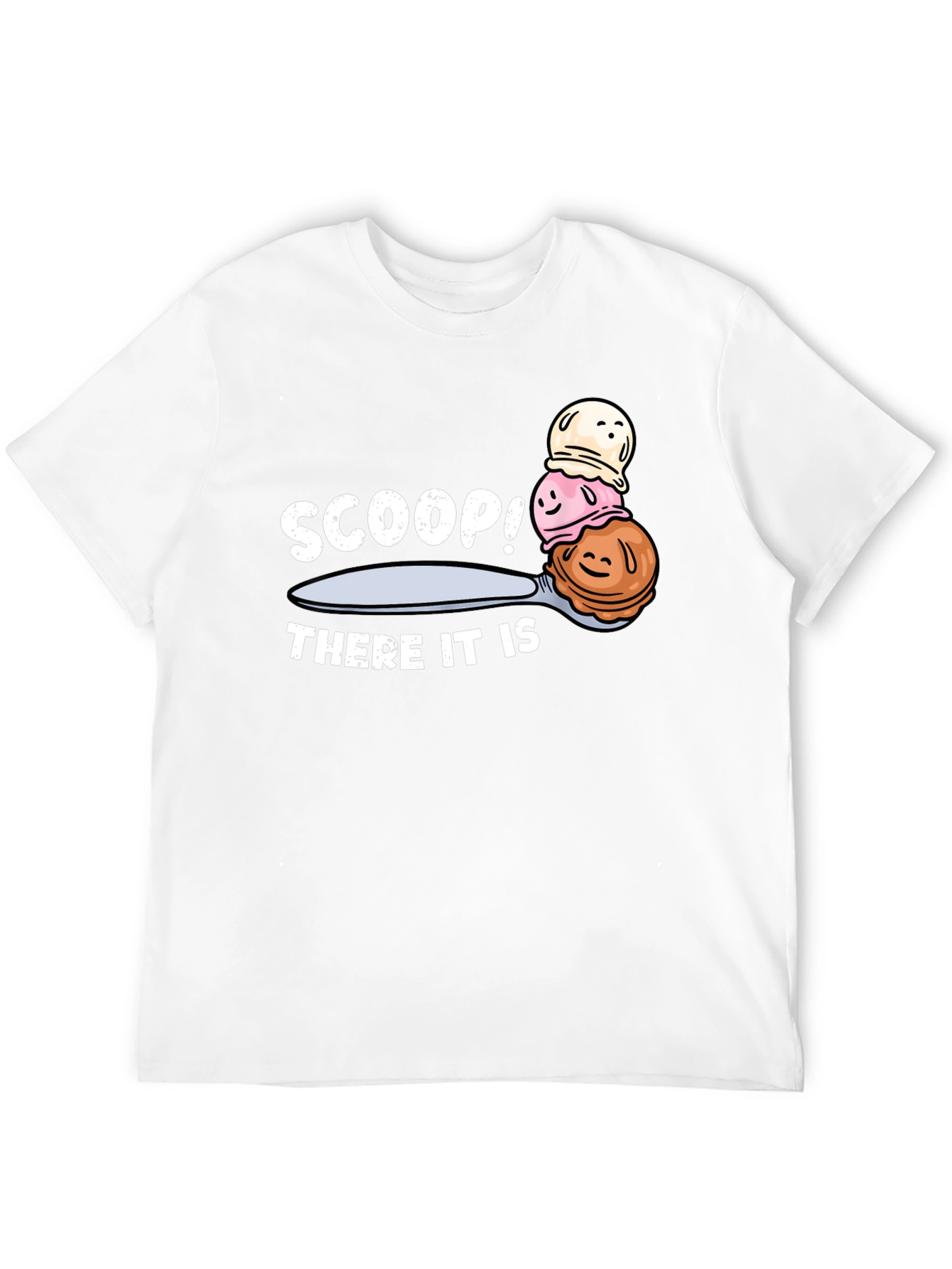 Black Scoop! There It Is Ice Cream T-Shirt view 12
