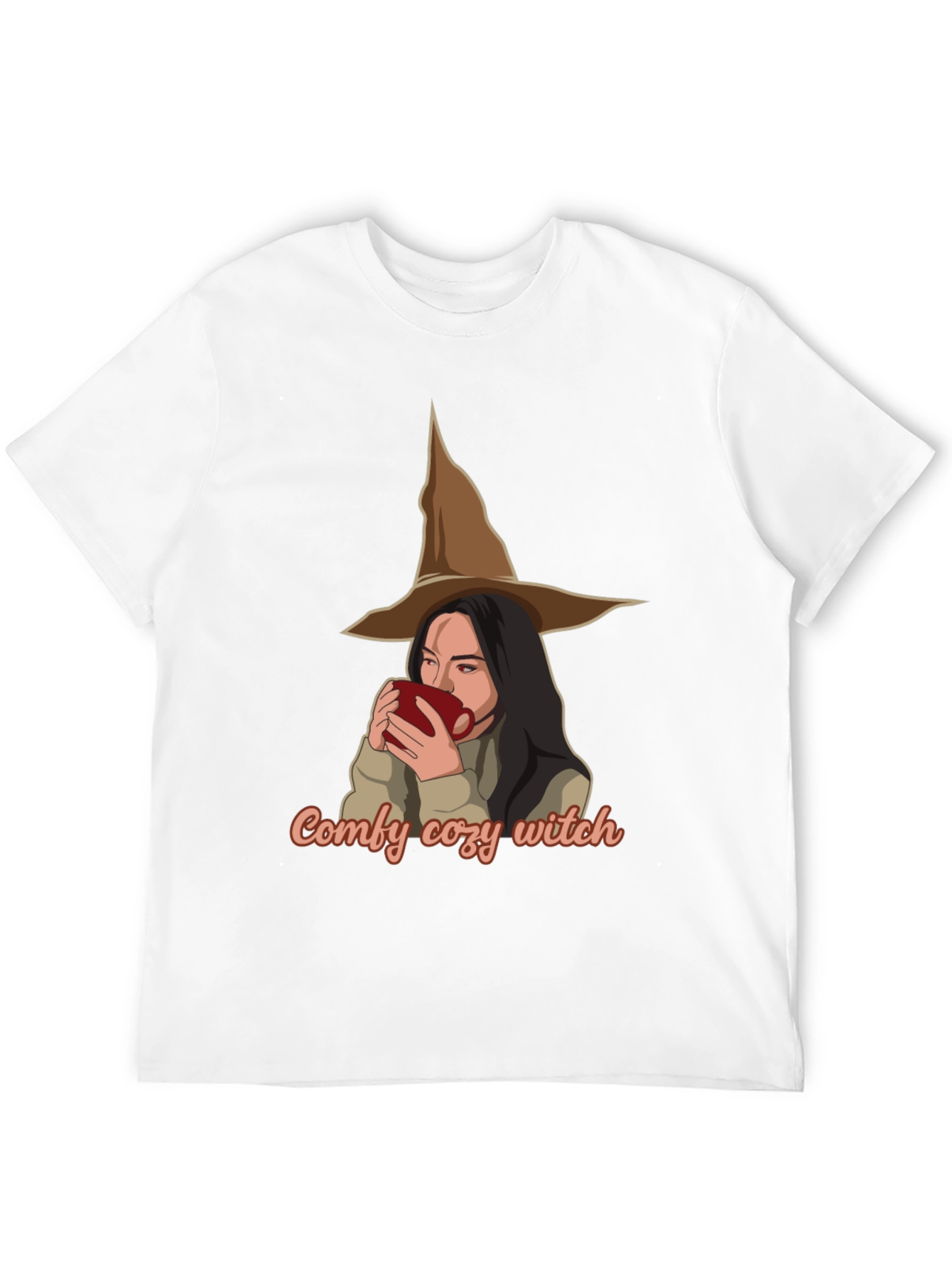 Black Comfy Cozy Witch T-Shirt - Halloween Ready view 12
