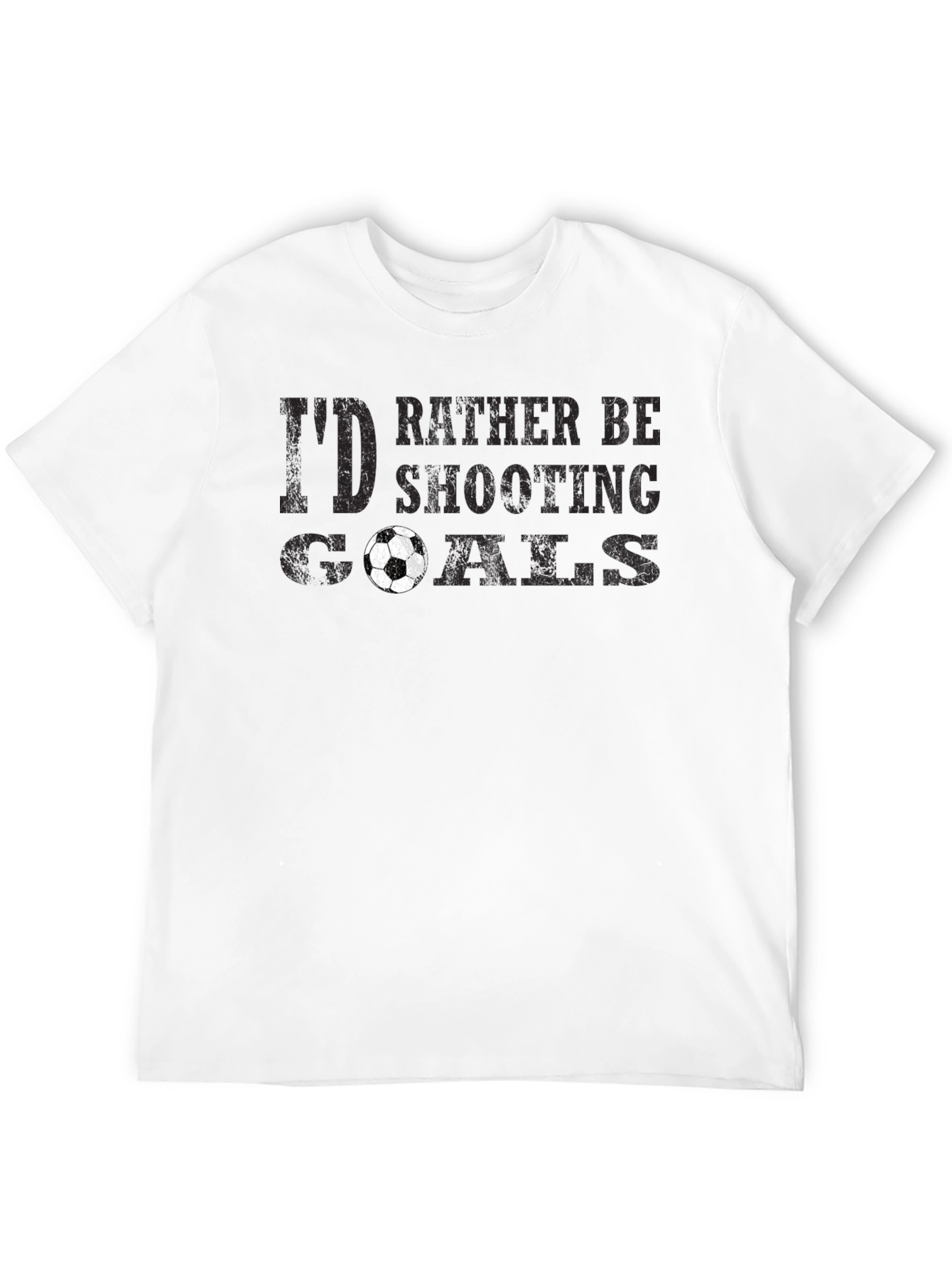 Black Soccer Goals Graphic Tee view 12