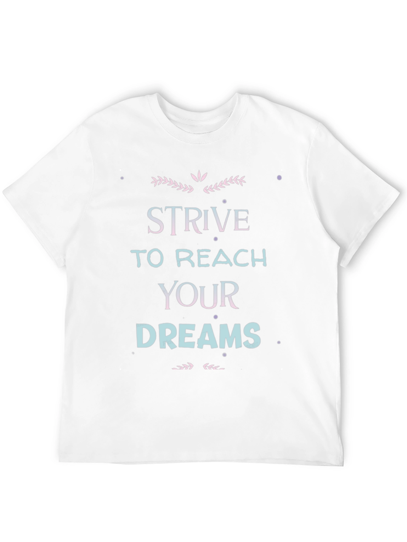Black Strive to Reach Your Dreams Black Graphic Tee view 12
