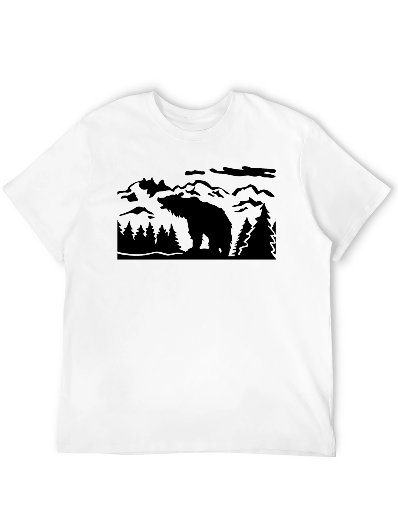 Black Bear Mountain Silhouette T-Shirt - 12