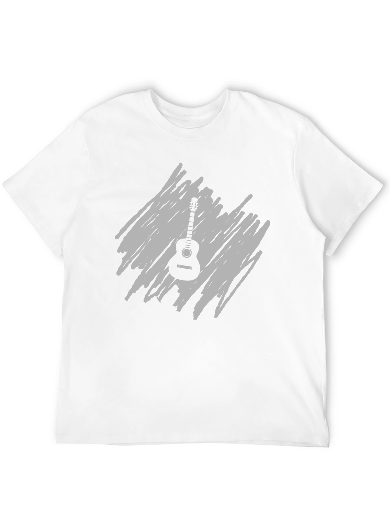 Black Guitar Graphic T-Shirt - Music Lover's Tee view 12