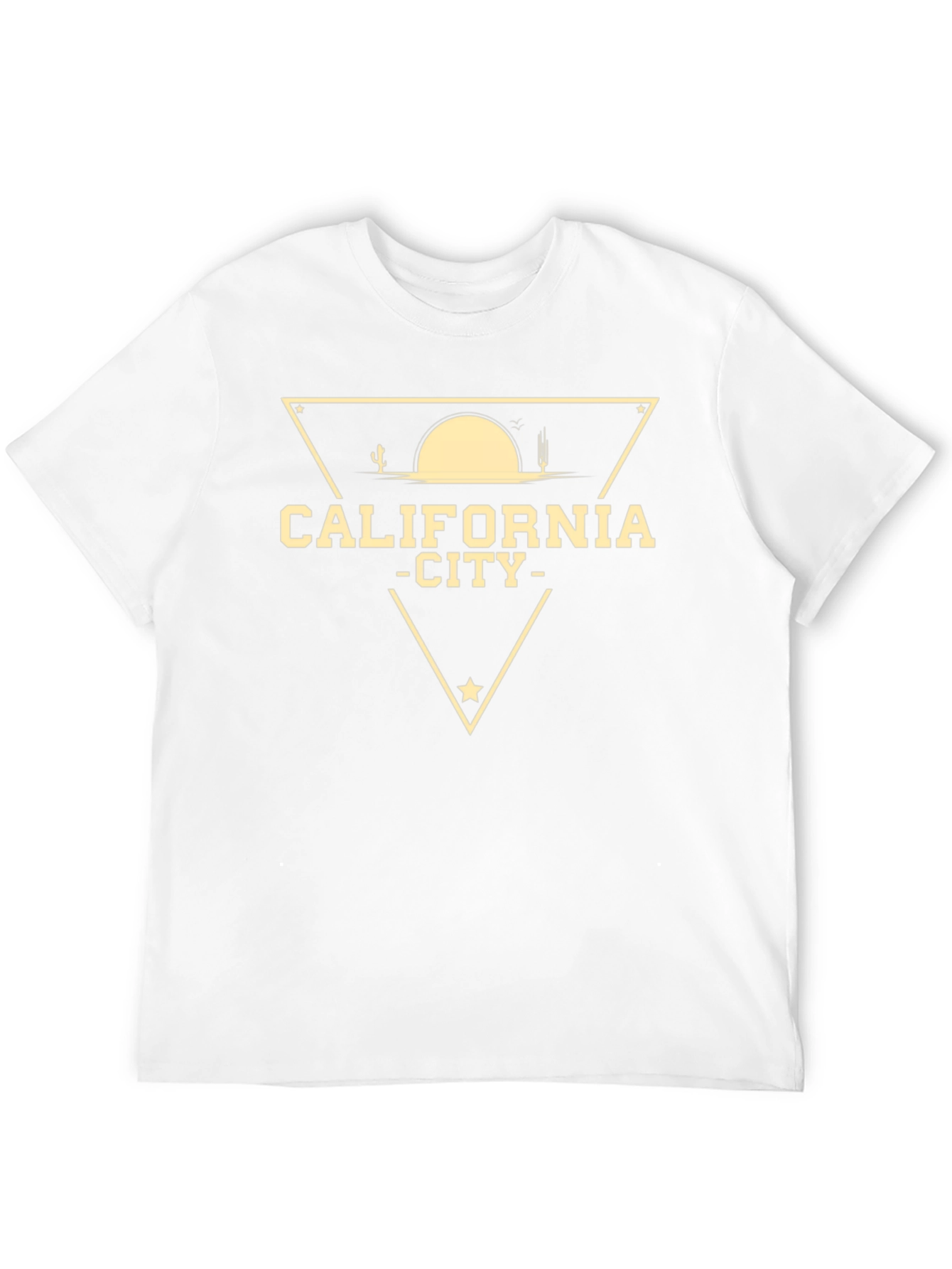 Black California City T-Shirt - Desert Graphic Tee view 12