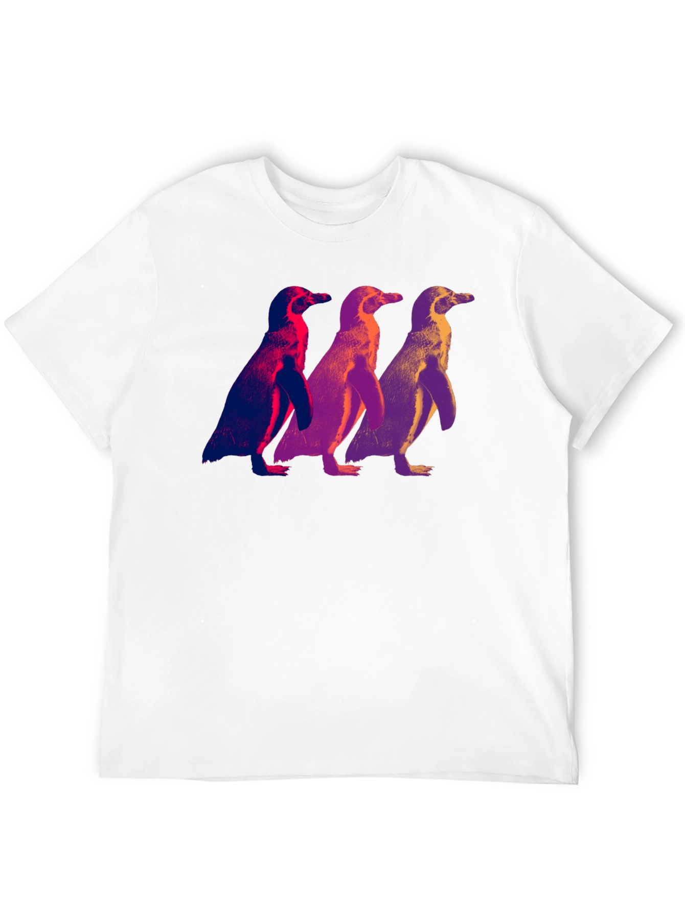 Black Cool Penguin Trio Graphic Tee view 12