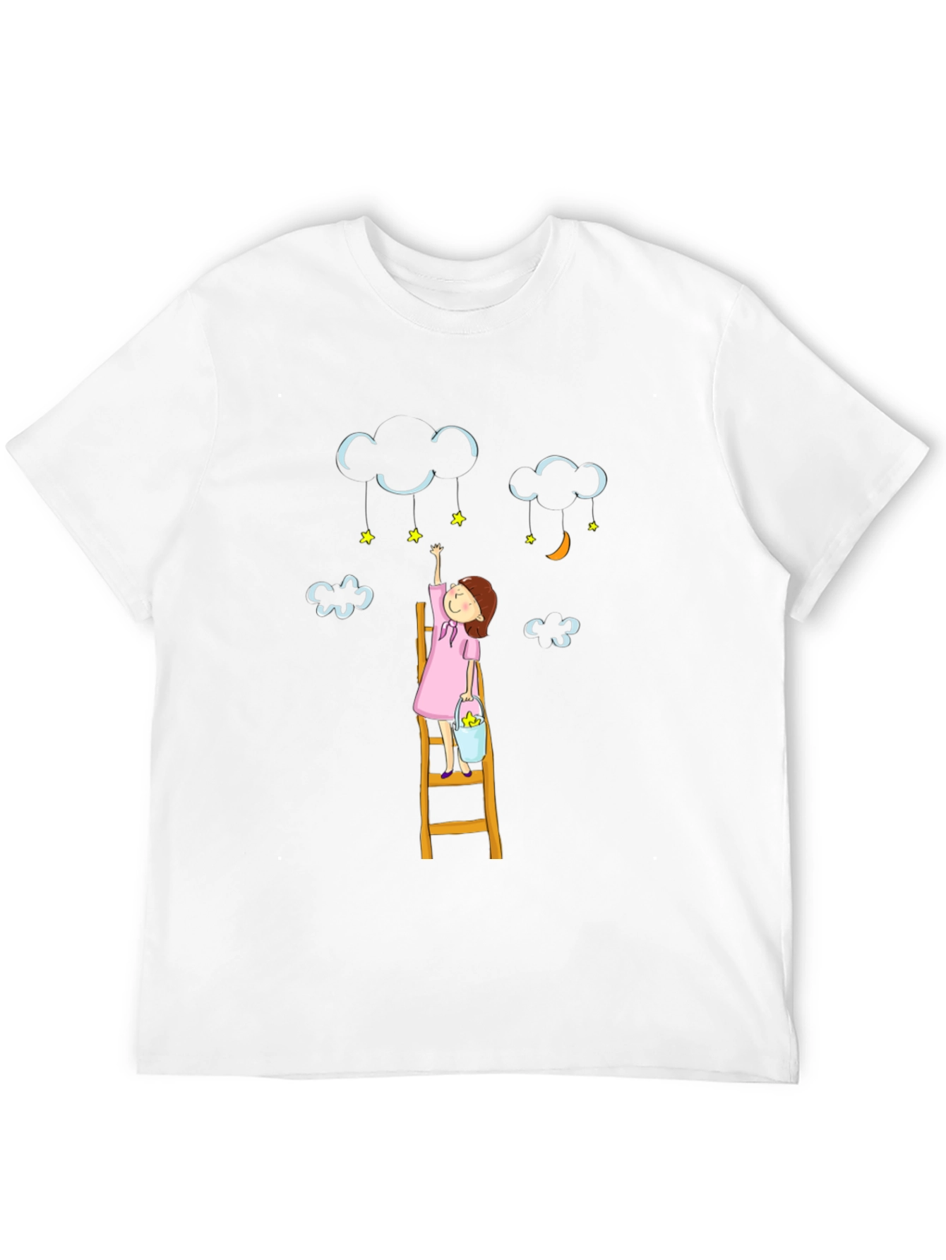 Black Dreamy Star Catcher T-Shirt view 12