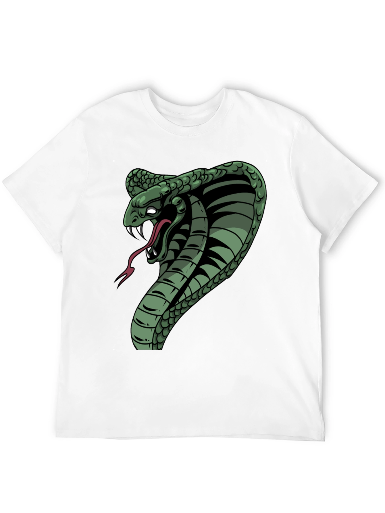 Black Cobra Graphic Tee - Men's Black T-Shirt view 12