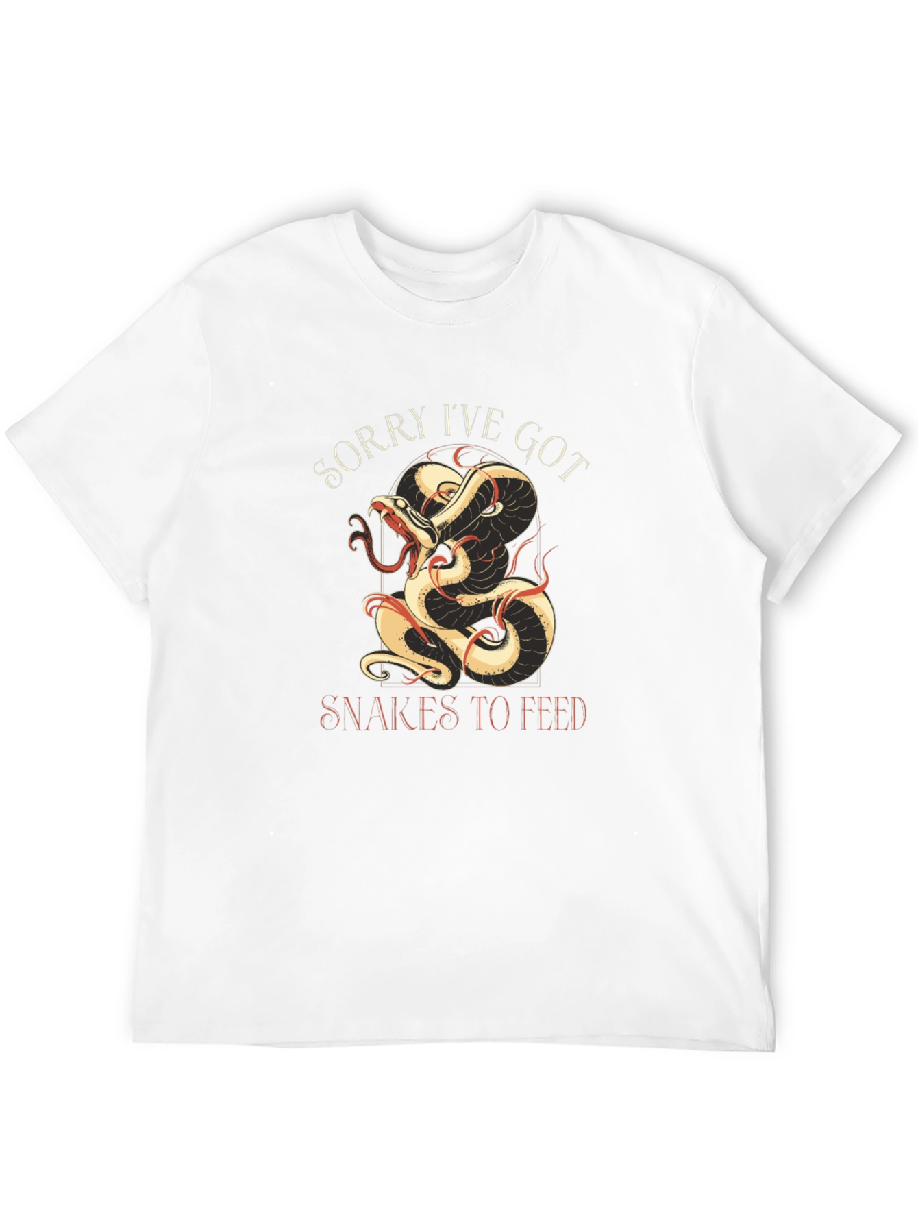 Black Snakes To Feed Graphic Tee - Black Cotton view 12