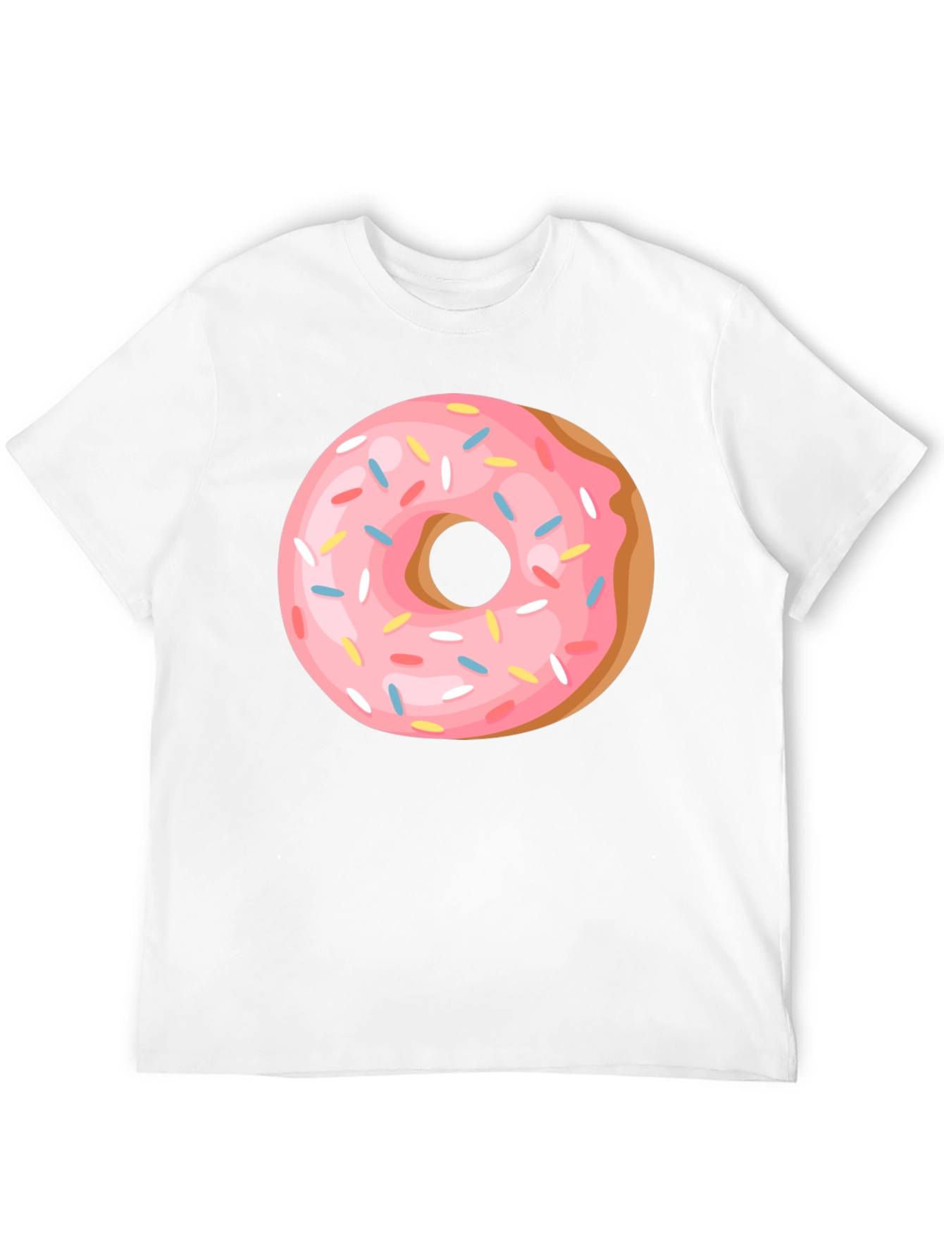 Black Donut Graphic Tee - Casual Black T-Shirt view 12