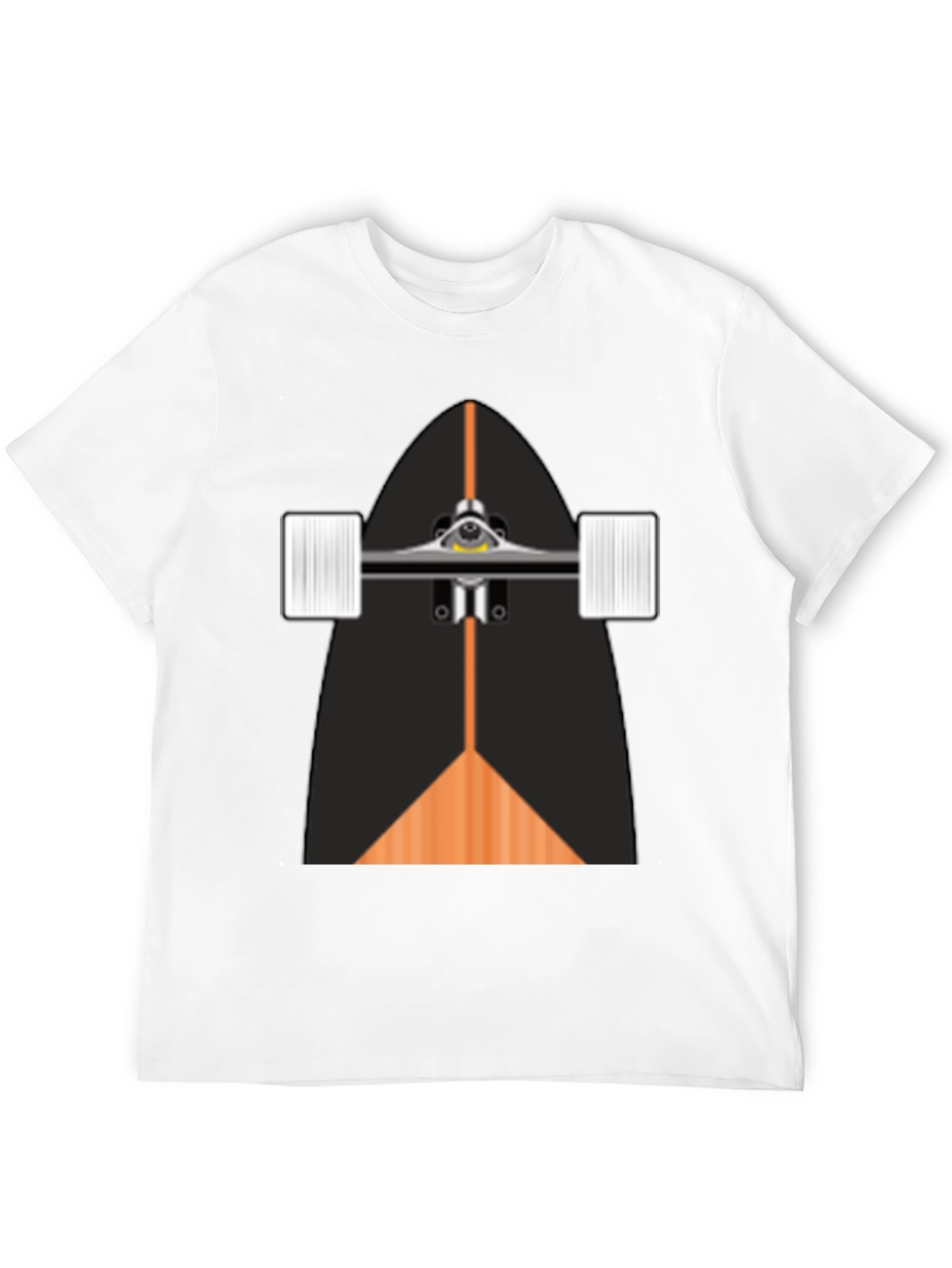 Black Skateboard Graphic T-Shirt - Cool Style view 12