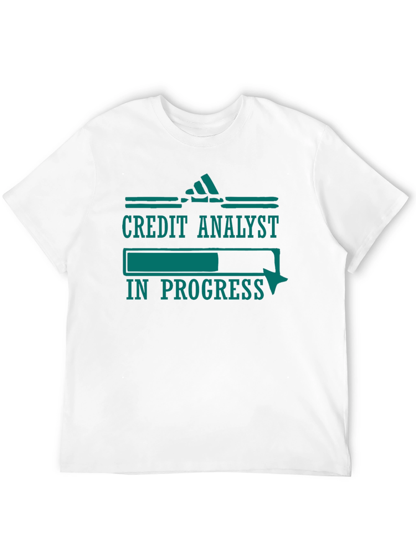 Black Credit Analyst In Progress Funny T-Shirt view 12