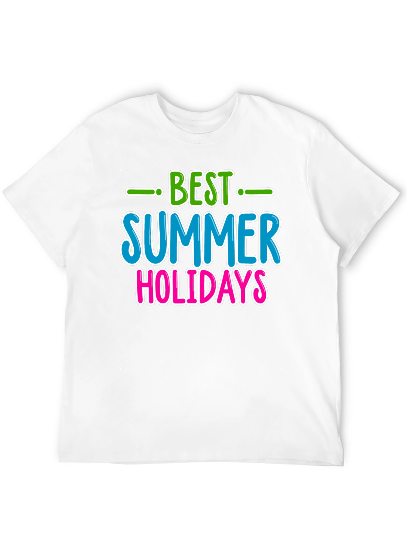 Black Best Summer Holidays Graphic Tee view 12