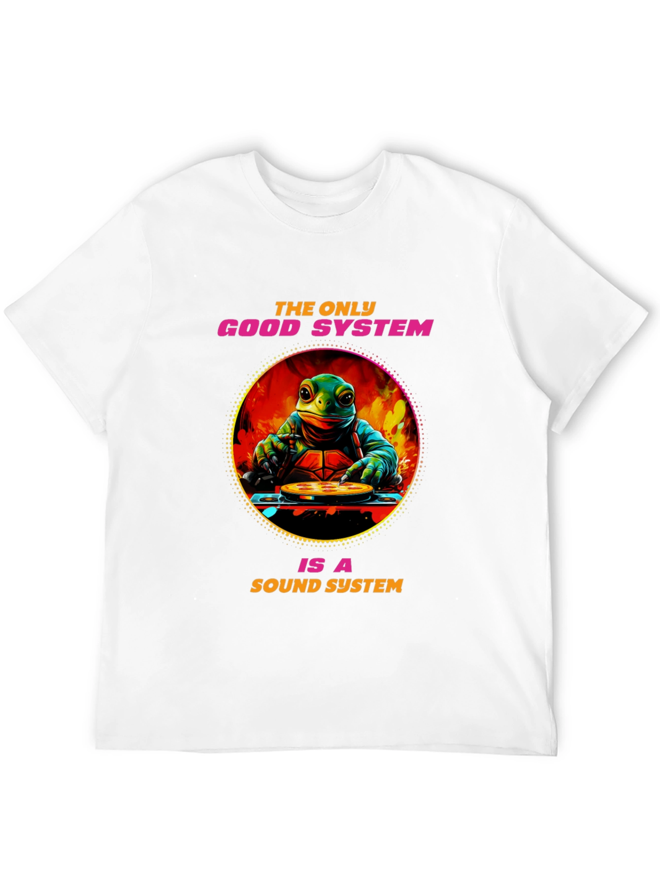 Black Turtle DJ Sound System Graphic Tee view 12