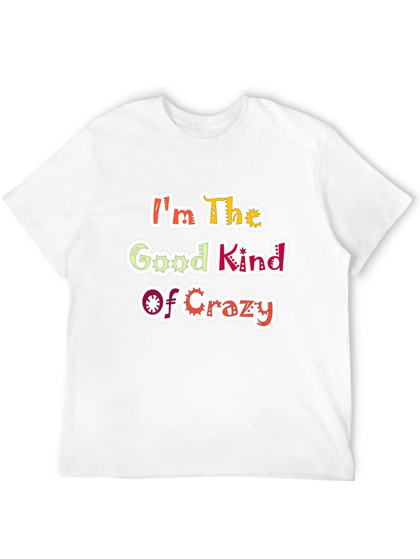 Black I'm The Good Kind Of Crazy Graphic Tee view 12