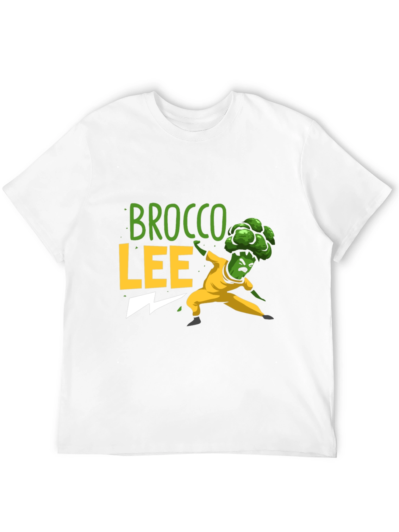 Black Brocco Lee Black T-Shirt - Funny Martial Arts Tee view 12