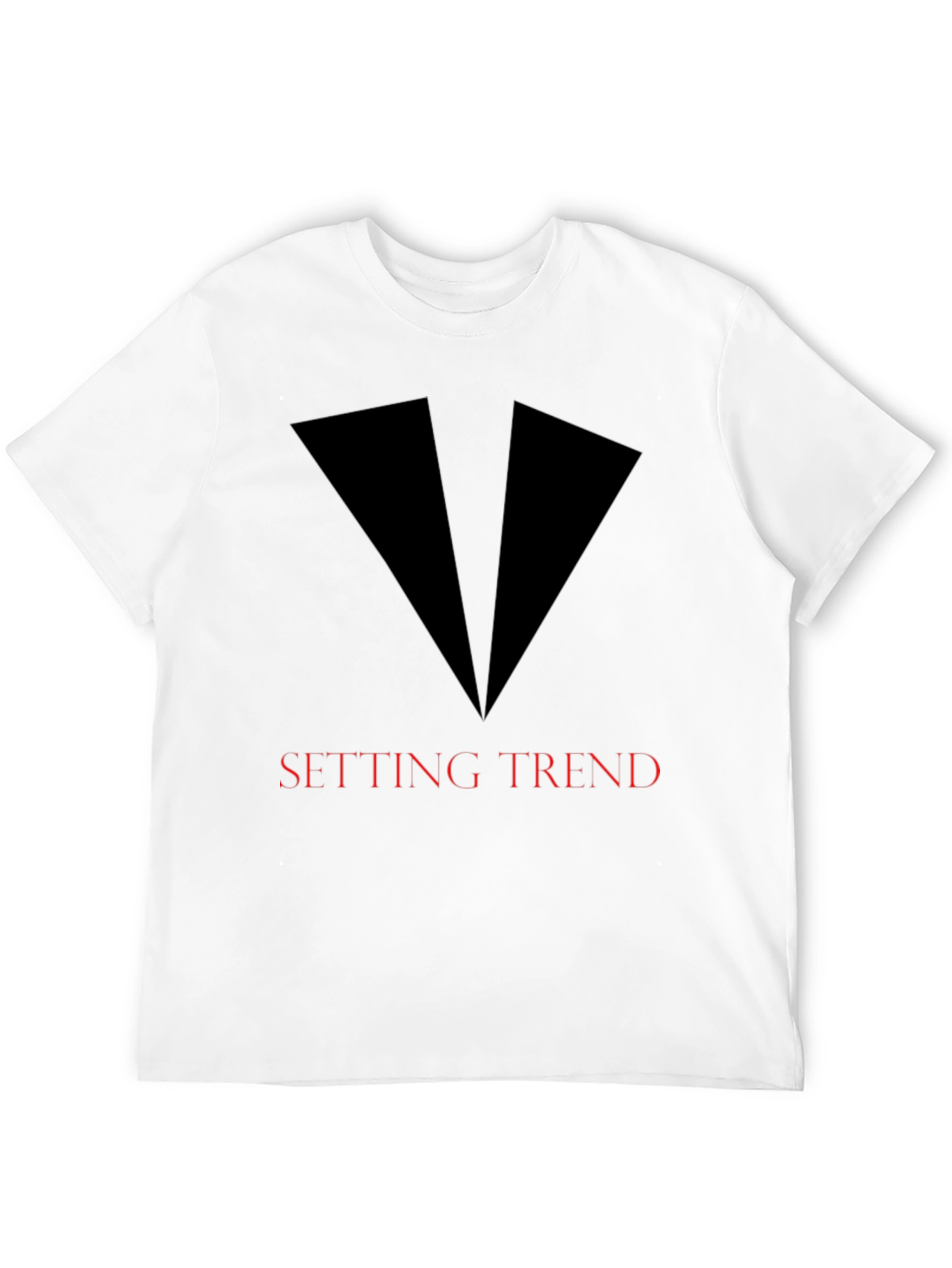 Black Setting Trend Graphic Tee - Sleek Black Design view 12