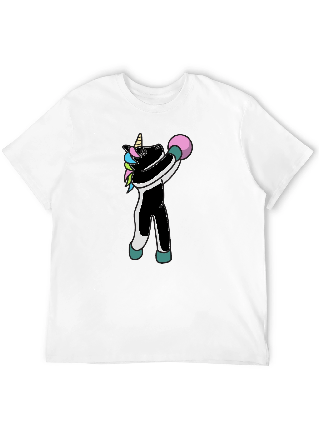 Black Unicorn Bowling T-Shirt - Strike a Pose! view 12