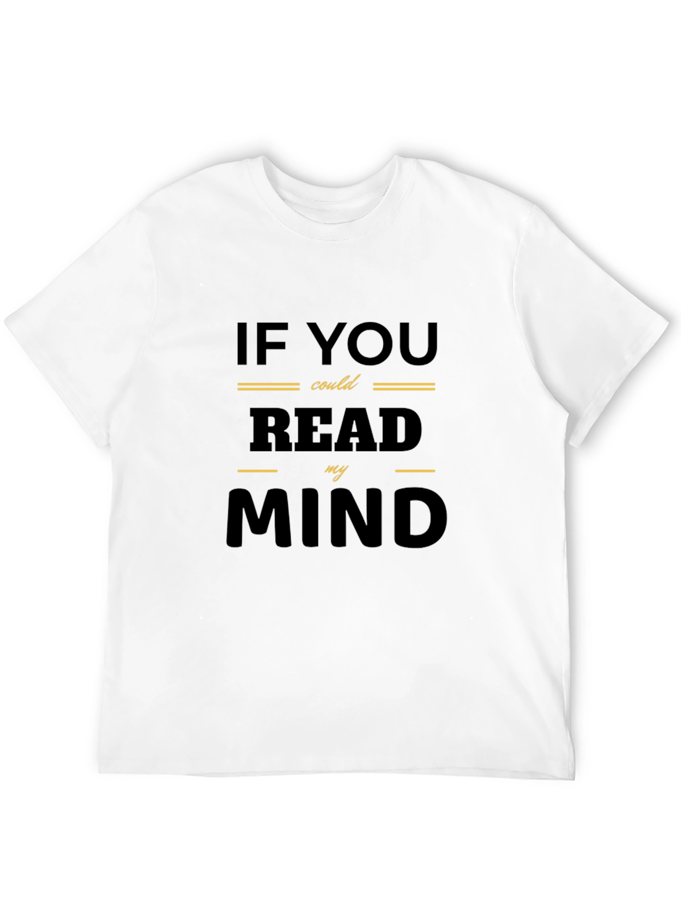 Black Mind Reader Tee - Funny Graphic T-Shirt view 12