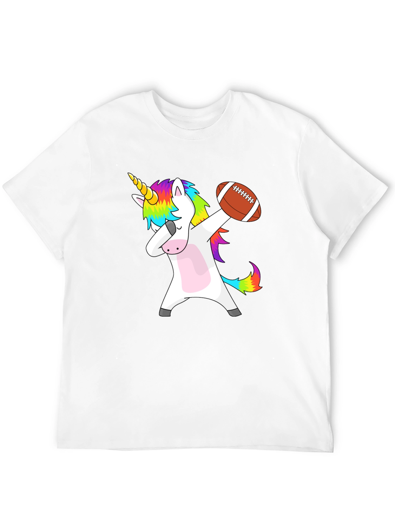 Black Unicorn Football Dab T-Shirt - Fun & Unique Graphic Tee view 12