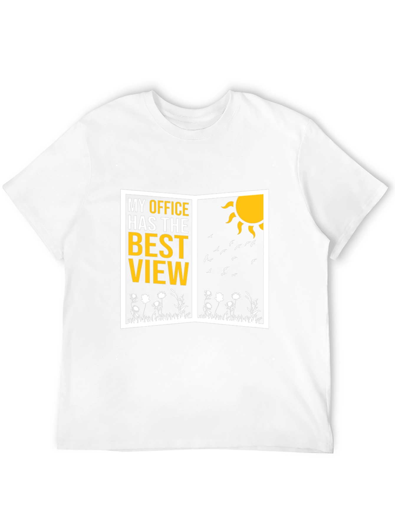 Black Best View Office Graphic T-Shirt - Nature Lover Tee view 12