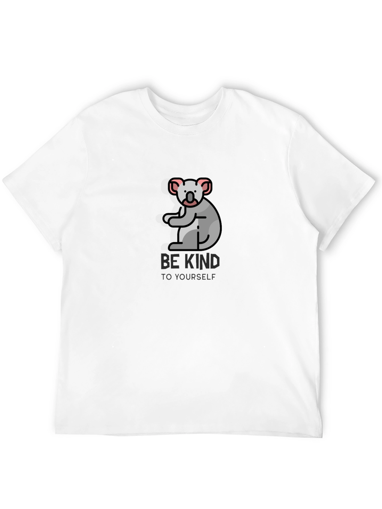 Black Be Kind Koala Black T-Shirt view 12