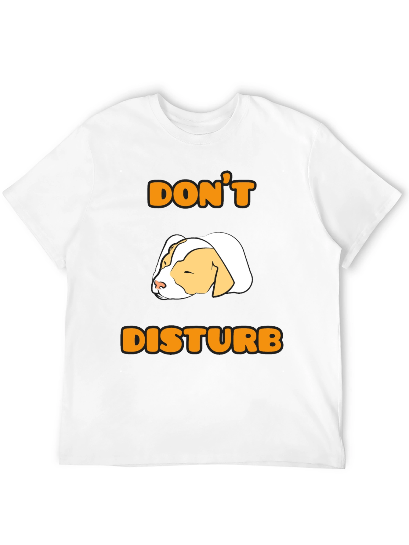 Black Don't Disturb Sleeping Dog T-Shirt - Funny Pet Lover Tee view 12