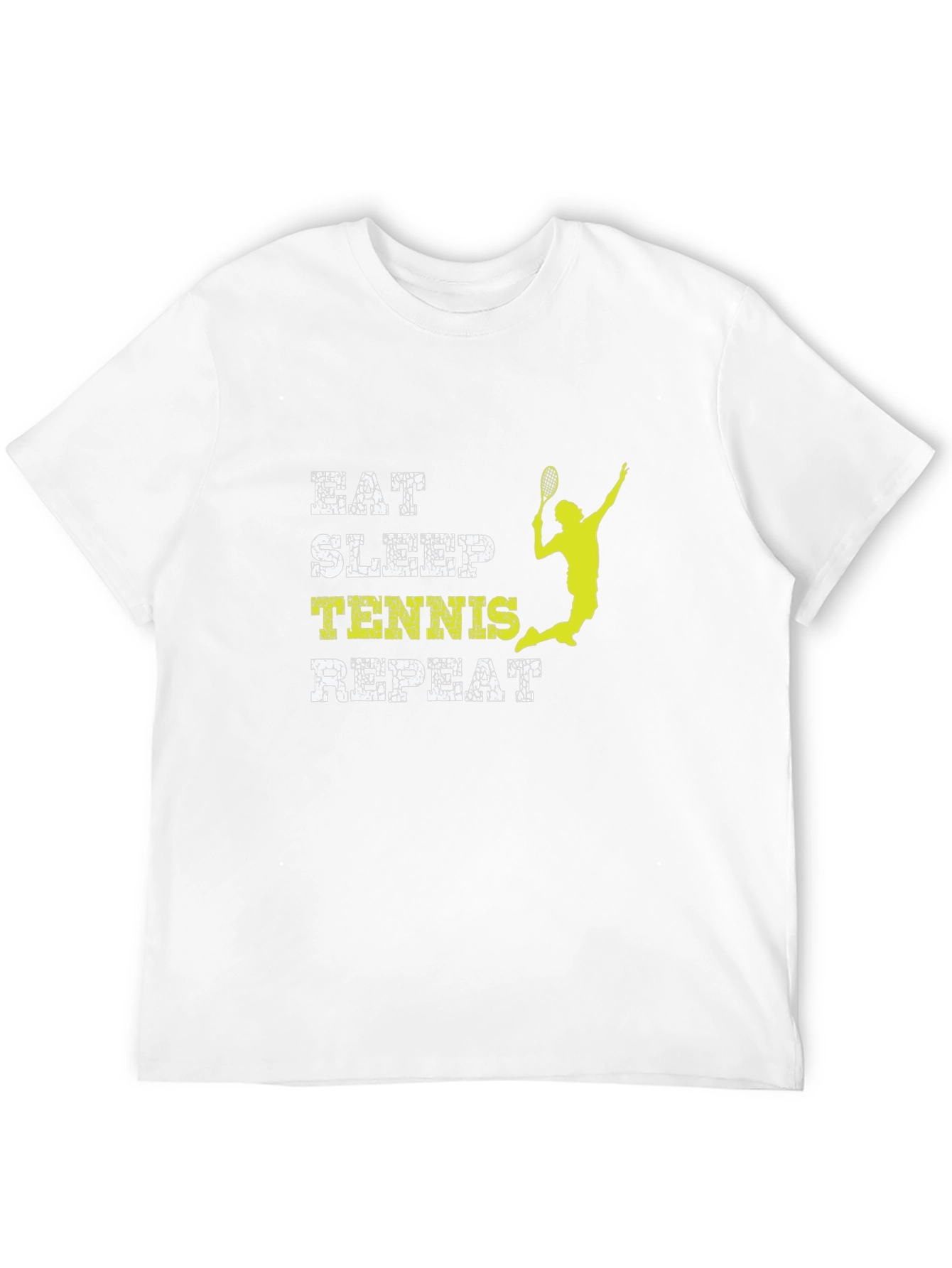 Eat Sleep Tennis Repeat Black T-Shirt - 12