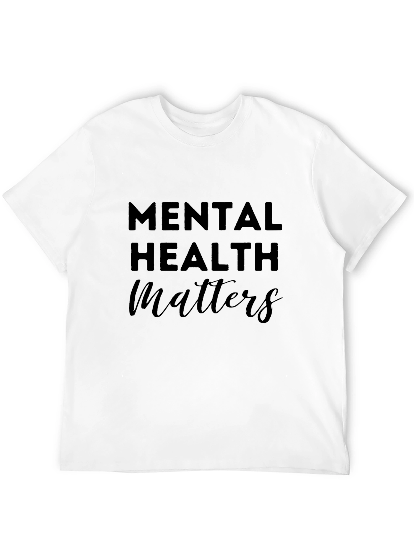 Black Mental Health Matters Black Tee view 12