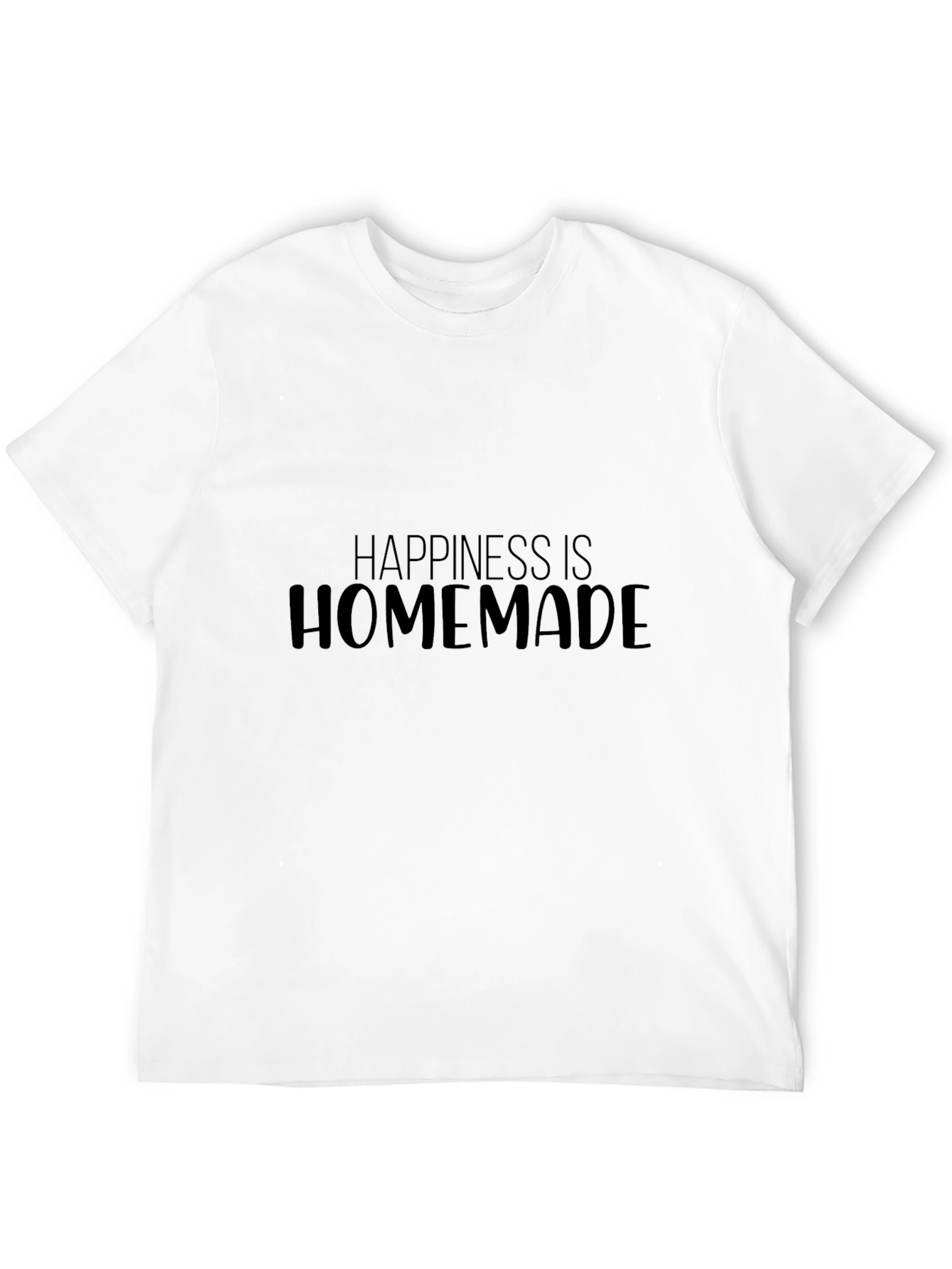 Black Happiness is Homemade Black Graphic Tee view 12