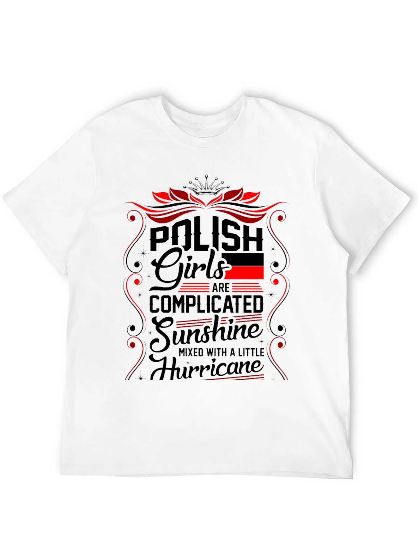 Black Polish Girls Sunshine Hurricane T-Shirt view 12