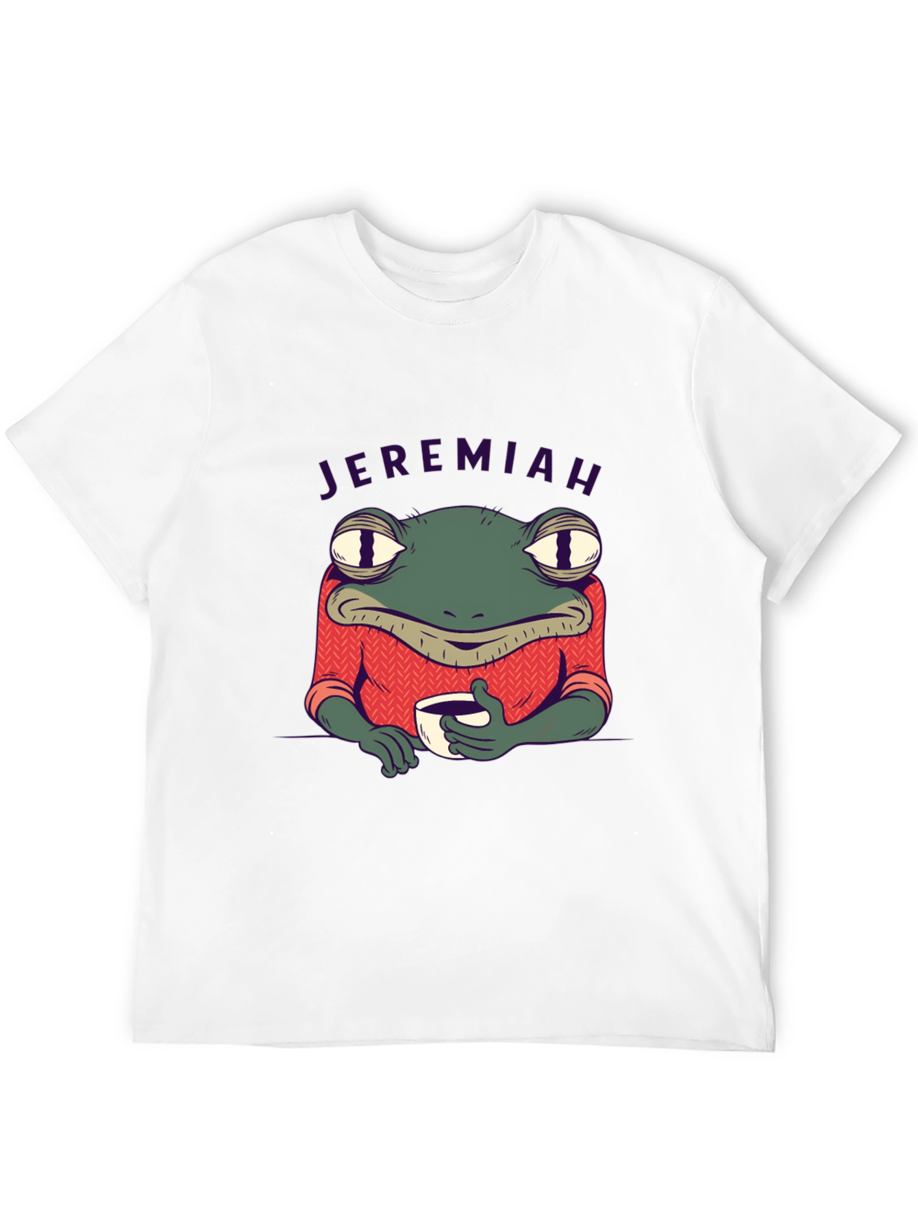 Black Jeremiah Frog Coffee T-Shirt view 12