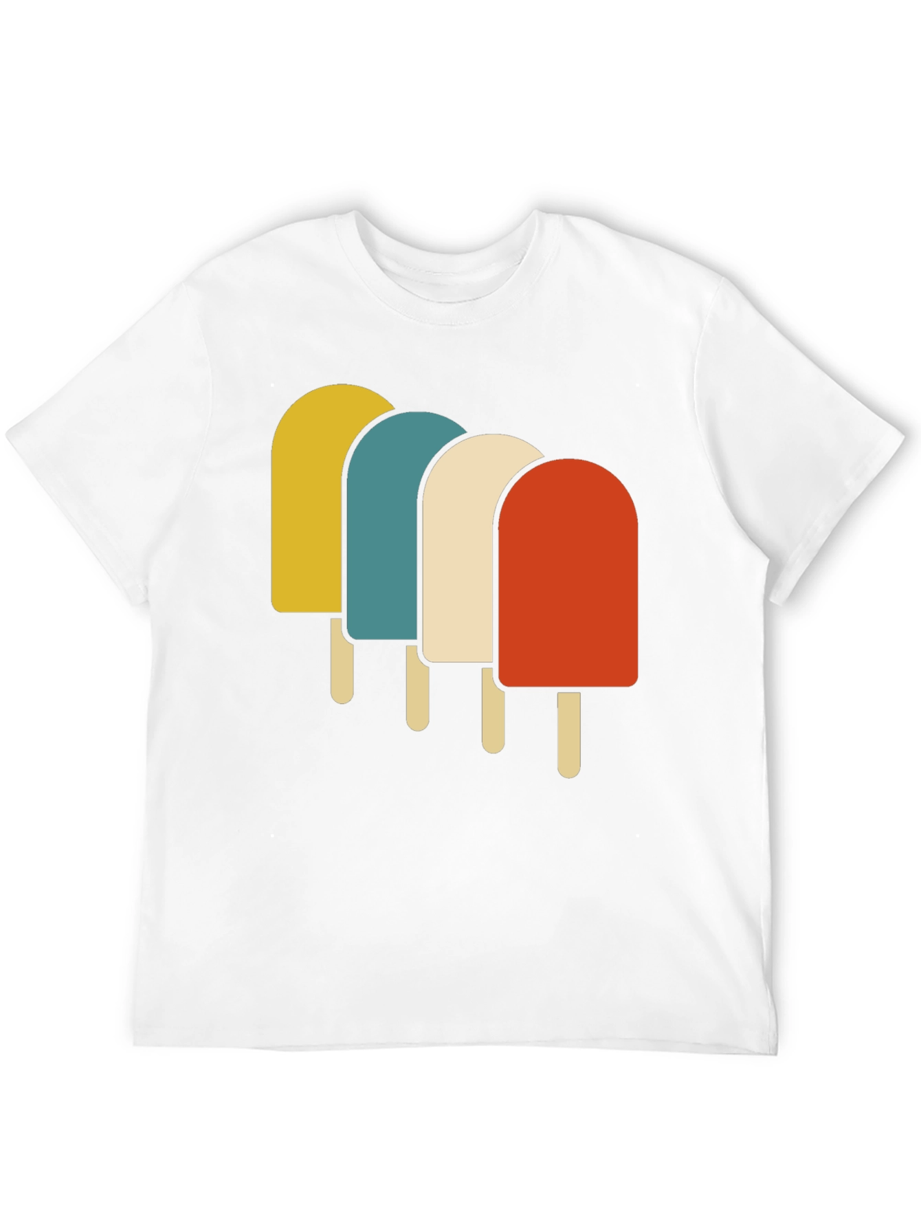 Black Retro Popsicle Graphic Tee - Cool Summer Vibes! view 12