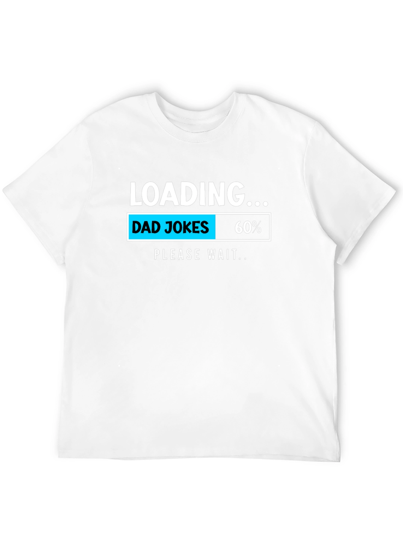 Black Dad Jokes Loading T-Shirt - 60% Complete! view 12